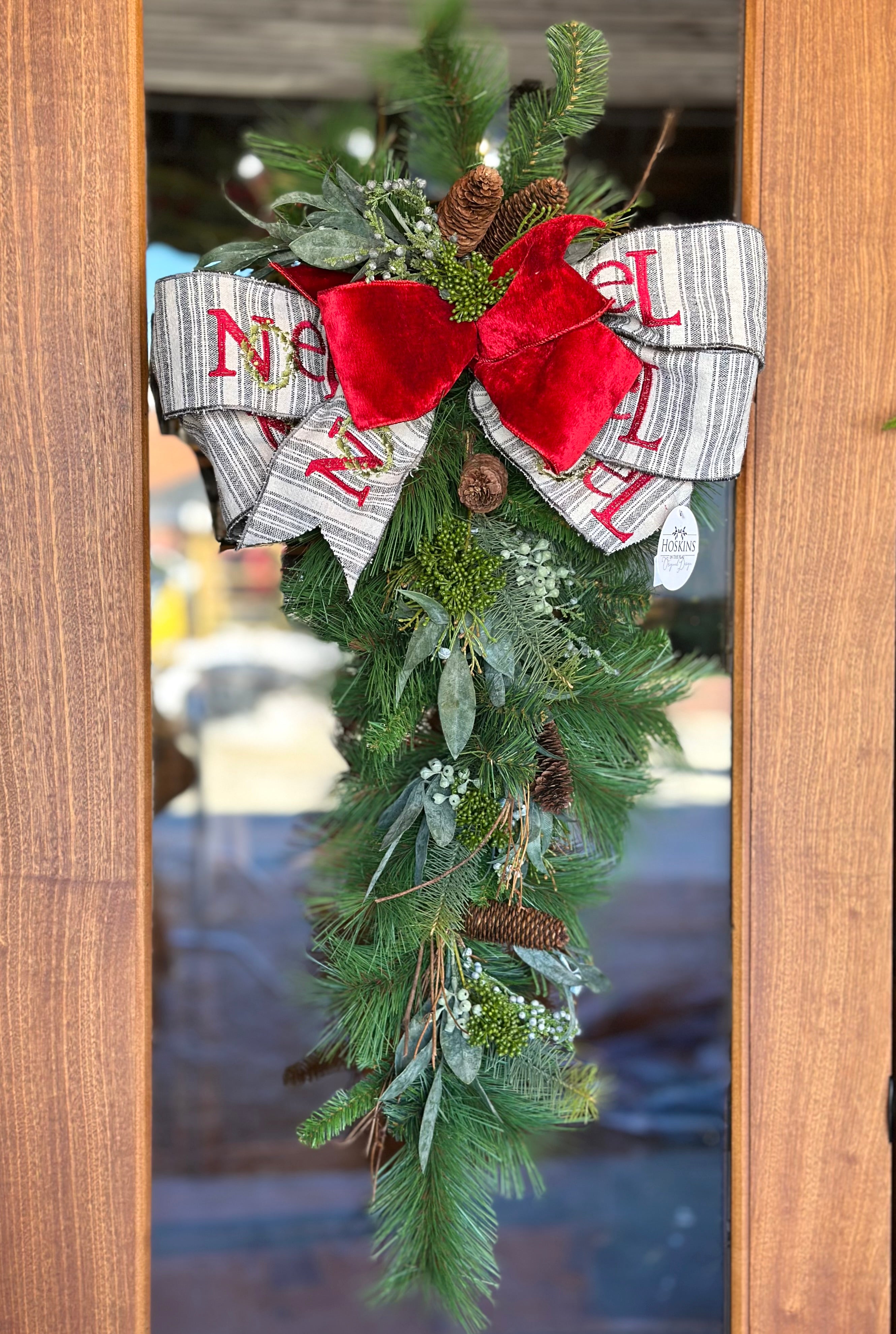 Noel Mixed Laurel Swag