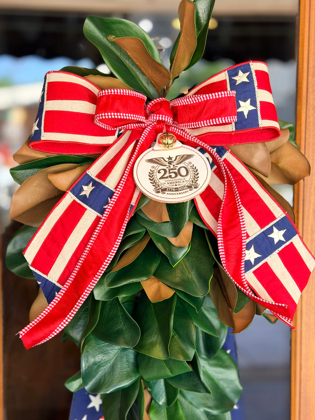 “250th Anniversary” Magnolia Swag
