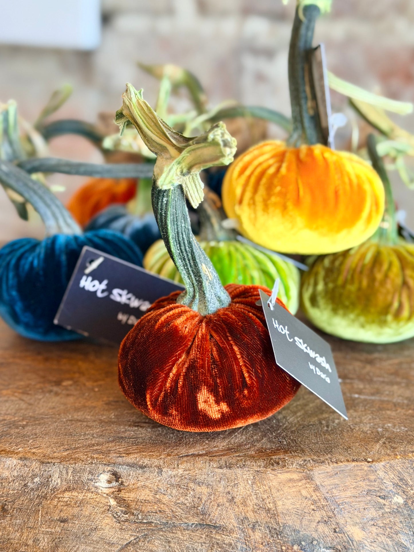 3" Velvet Pumpkin (Silk Options)