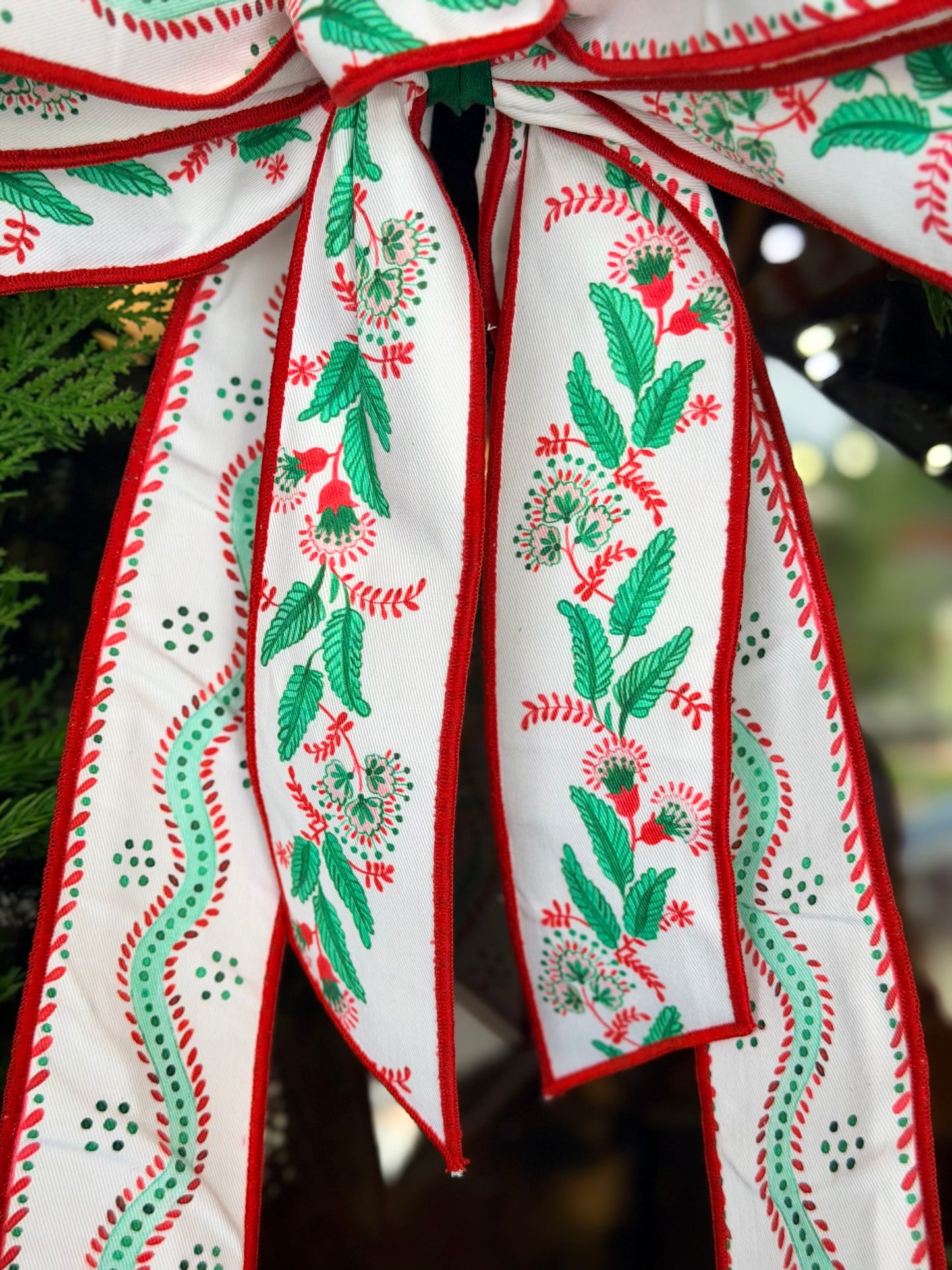 White Christmas Bow