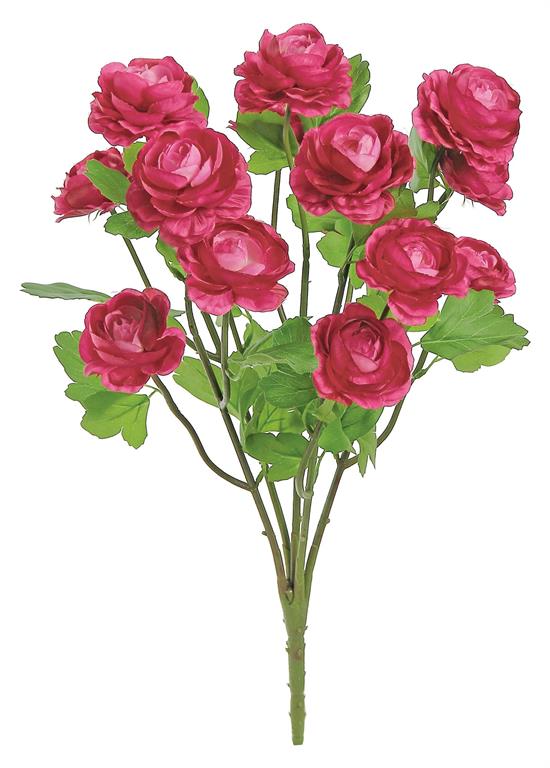 RANUNCULUS BUSH, 21.5", CERISE