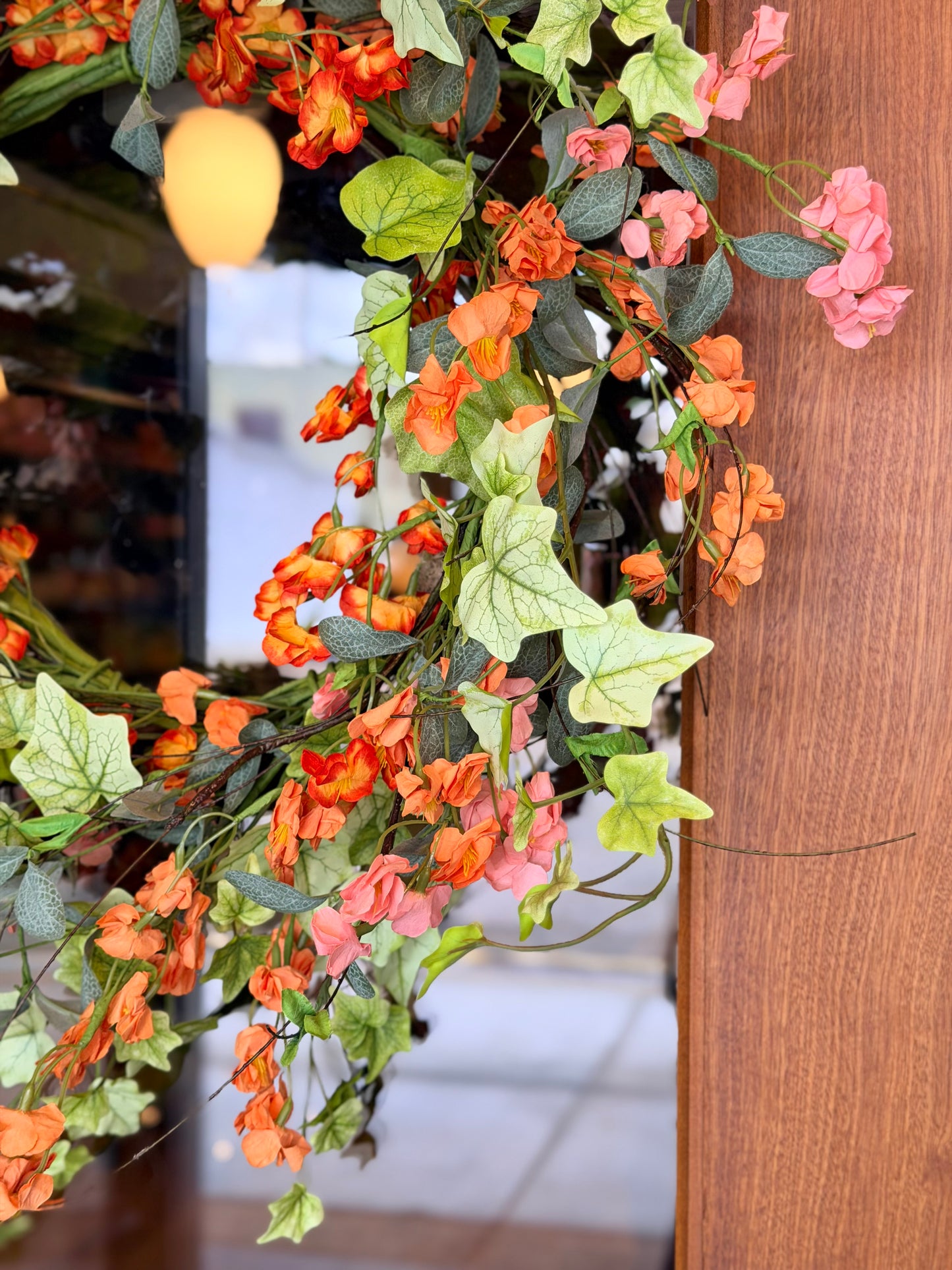 Garden Blossom with Ivy Wreath