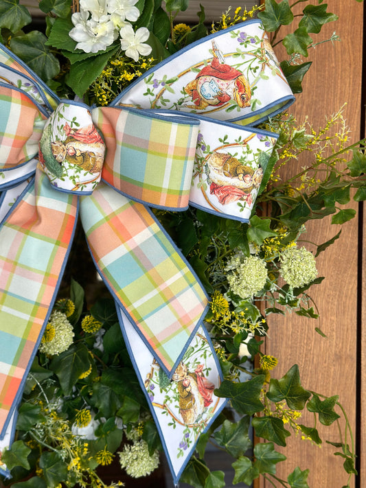 Mr. Jeremy Fisher & Mrs. Rabbit Bow