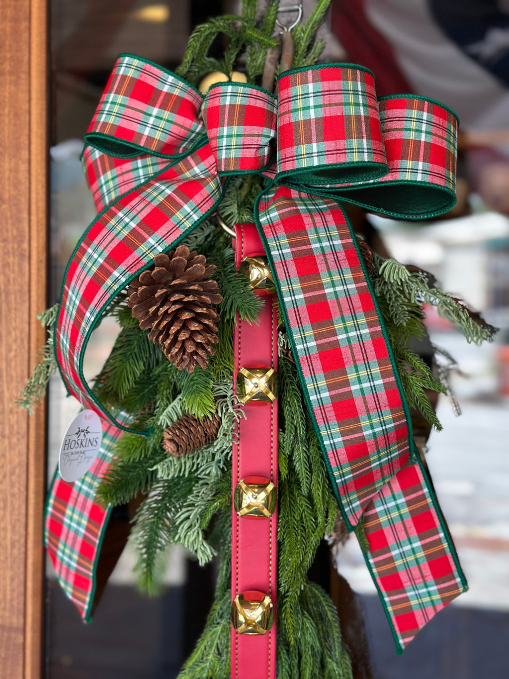 Red Plaid Drop with Belsnickel Strap