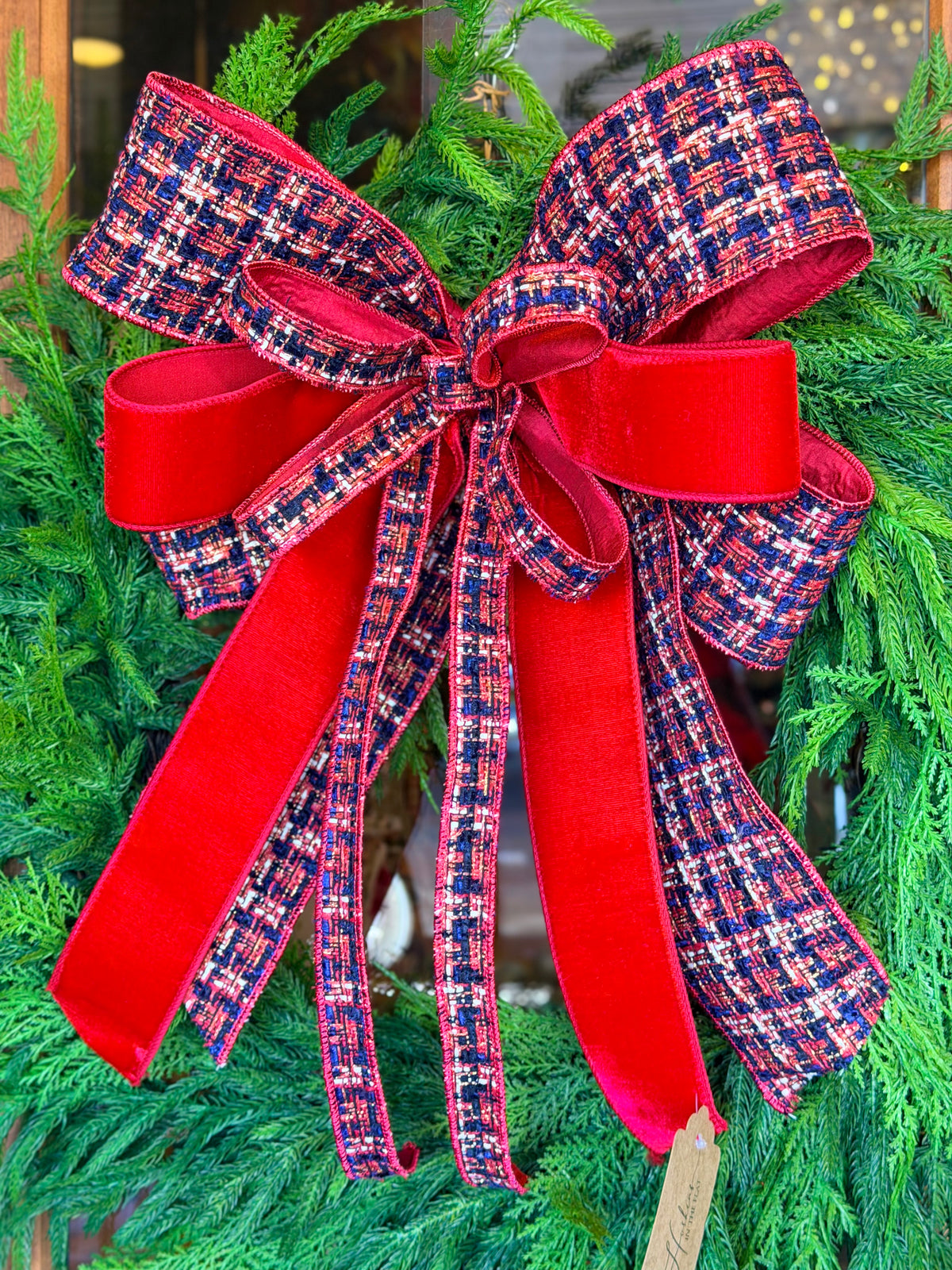 Merry Little Tweed Bow