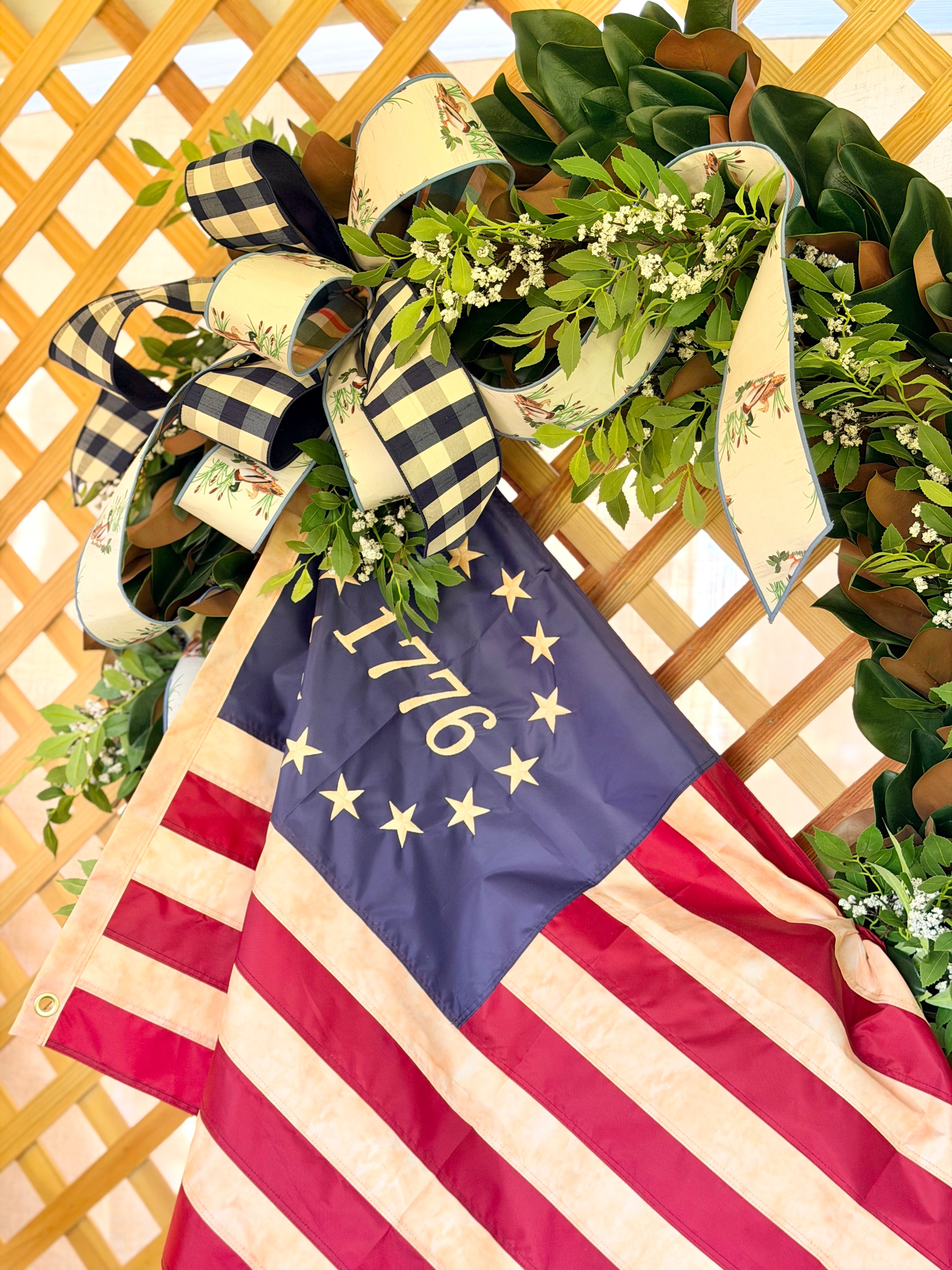 60” Magnolia “1776” Wreath