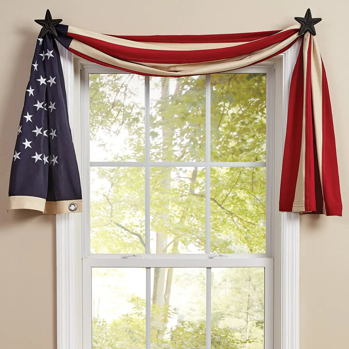 Star Spangled Table Runner/Swag 72" L