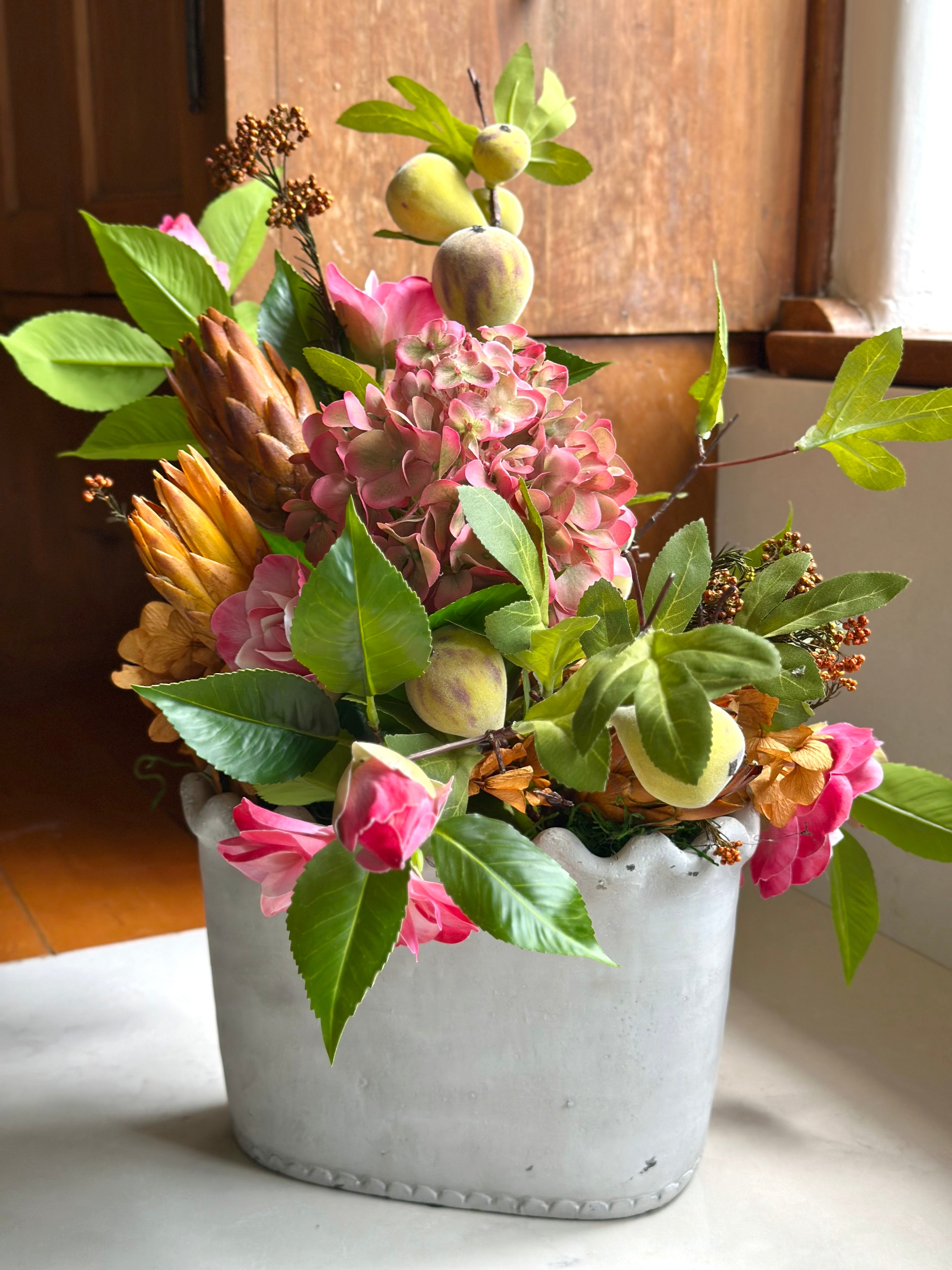 Repens, Pinks, and Pears Arrangement
