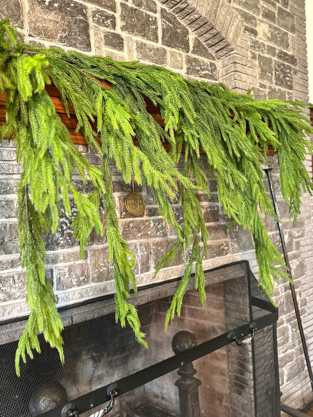 40” NATURAL TOUCH NORFOLK PINE DRIPPING GARLAND