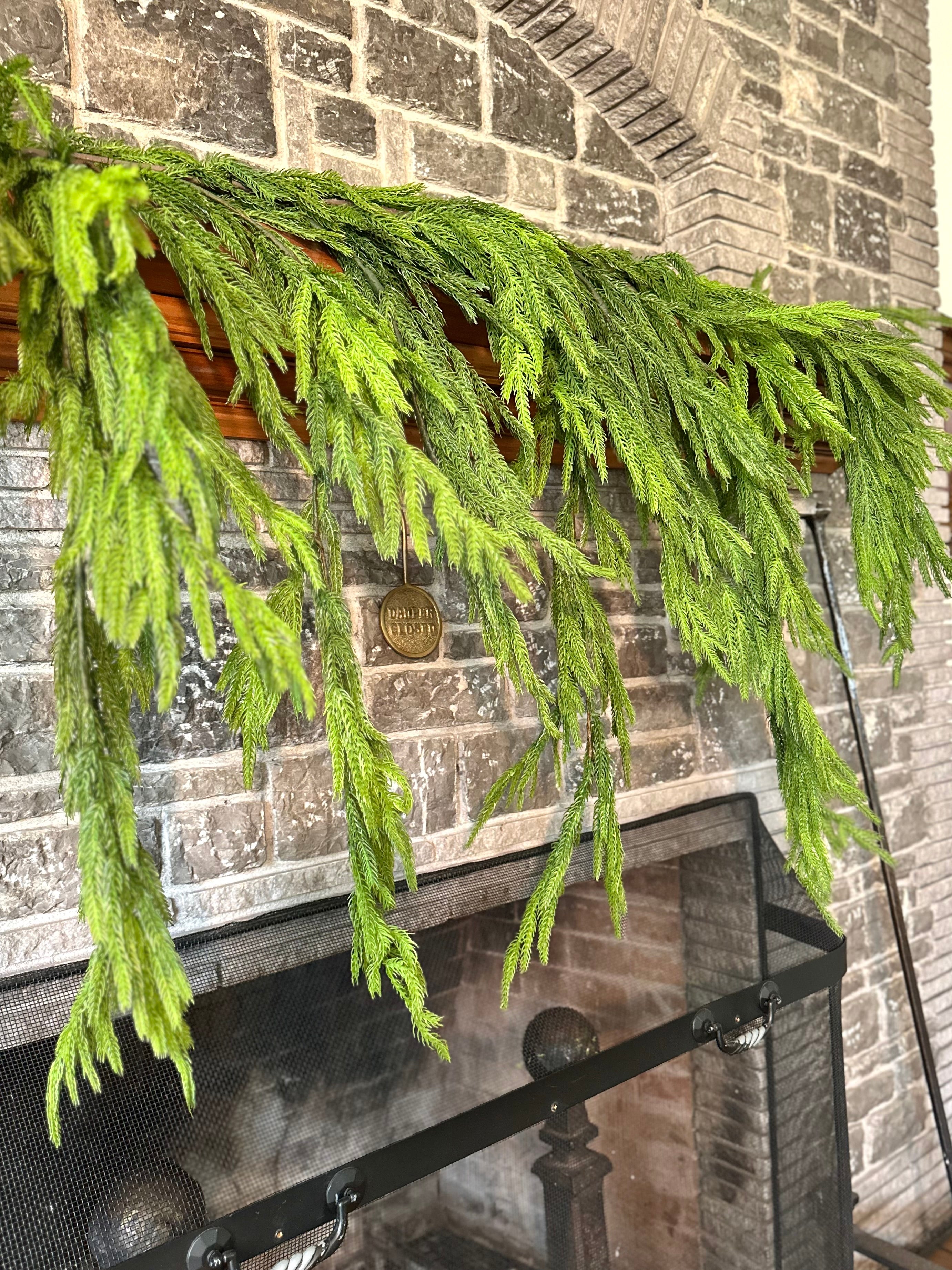 40” NATURAL TOUCH NORFOLK PINE DRIPPING GARLAND