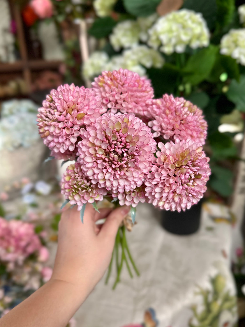 14" SCABIOSA BUNDLE (COLOR OPTIONS)