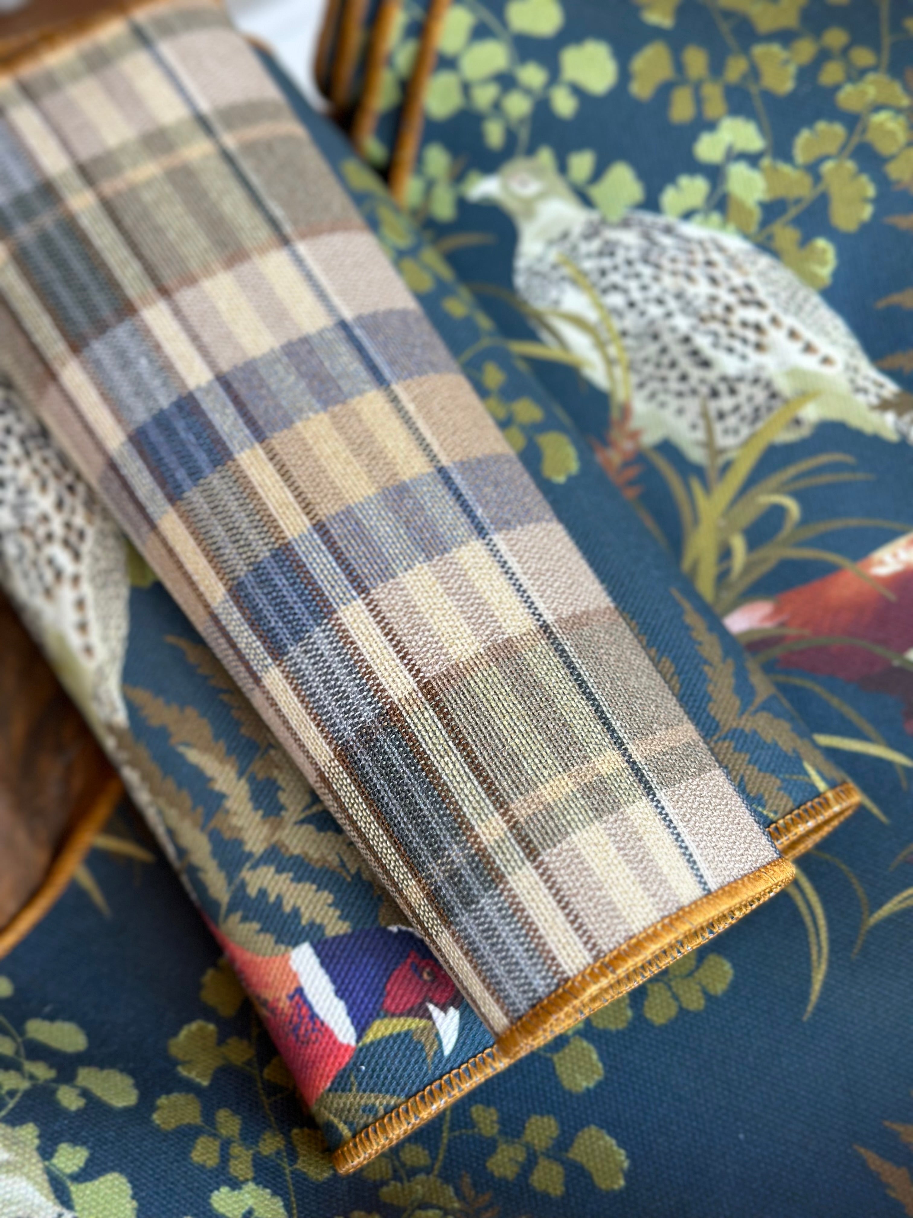Pheasants in Field Sash