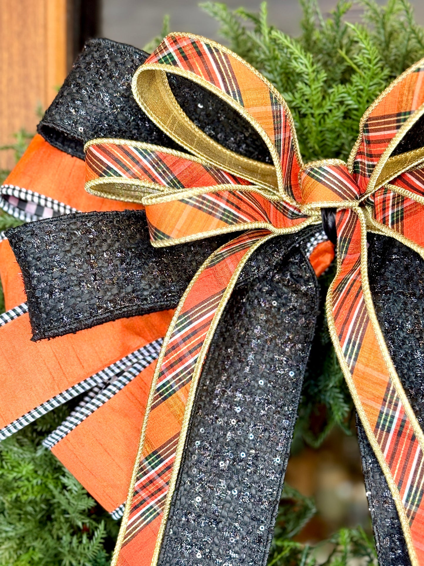 Trick, Treat & Tweed Bow