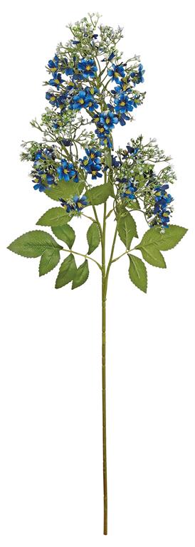 SPANISH NEEDLE X3, 37", 5", CLUSTER, BLUE/YELLOW