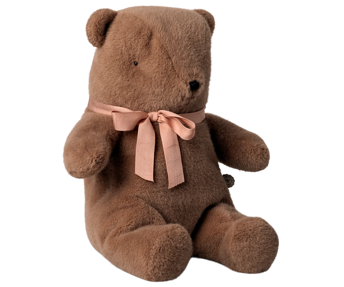 Maileg - Teddy Bear Plush, Medium - Soft Brown