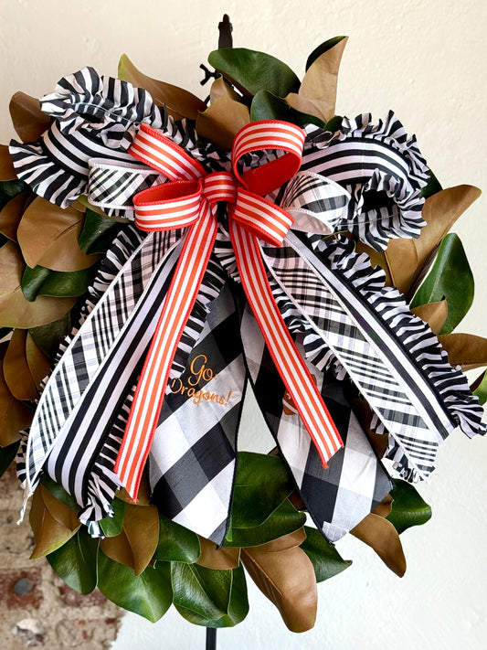 “Go Dragons!” Bow