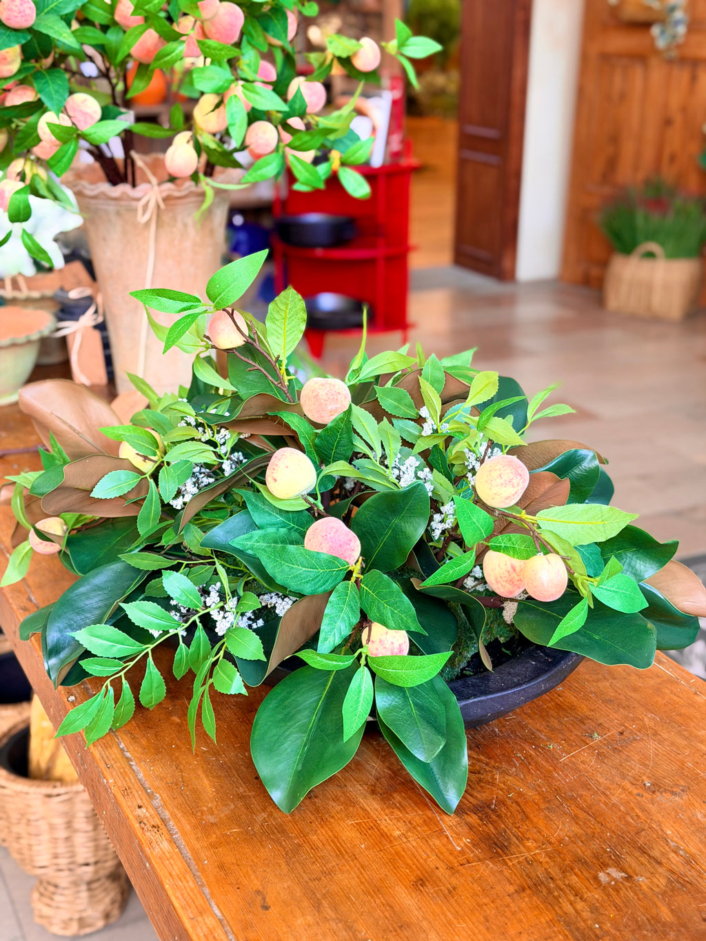35" Orchard Peach Spray
