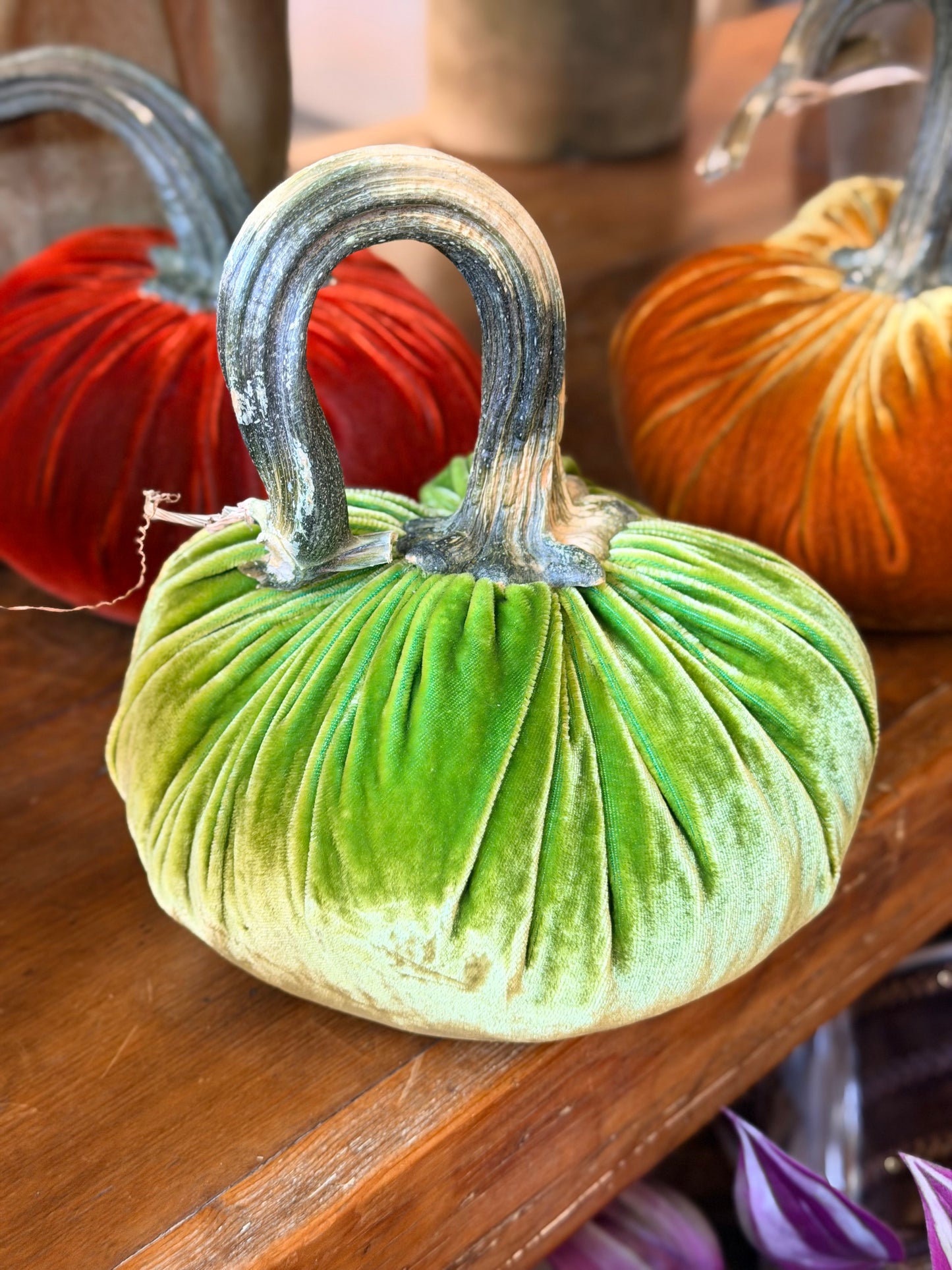 6" Velvet Pumpkin (Silk Options)