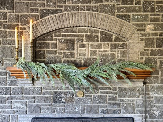 60" ICED CEDAR GARLAND