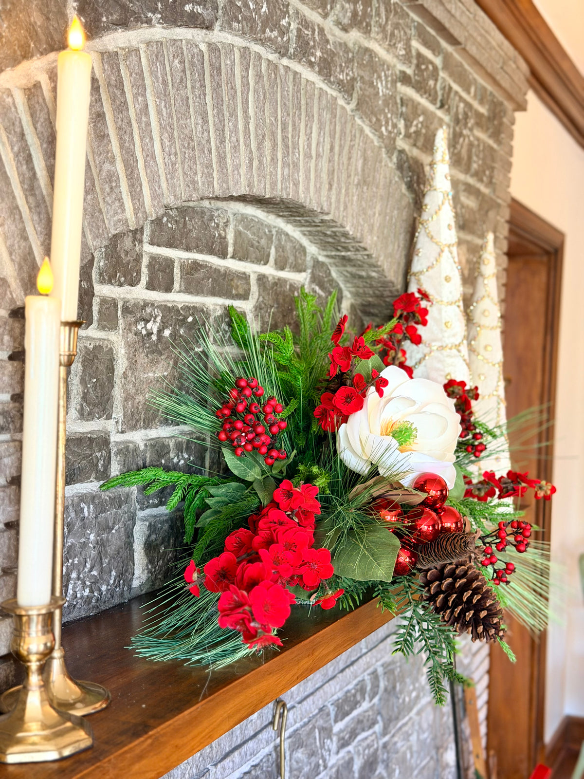 Holiday Blossoms Centerpiece