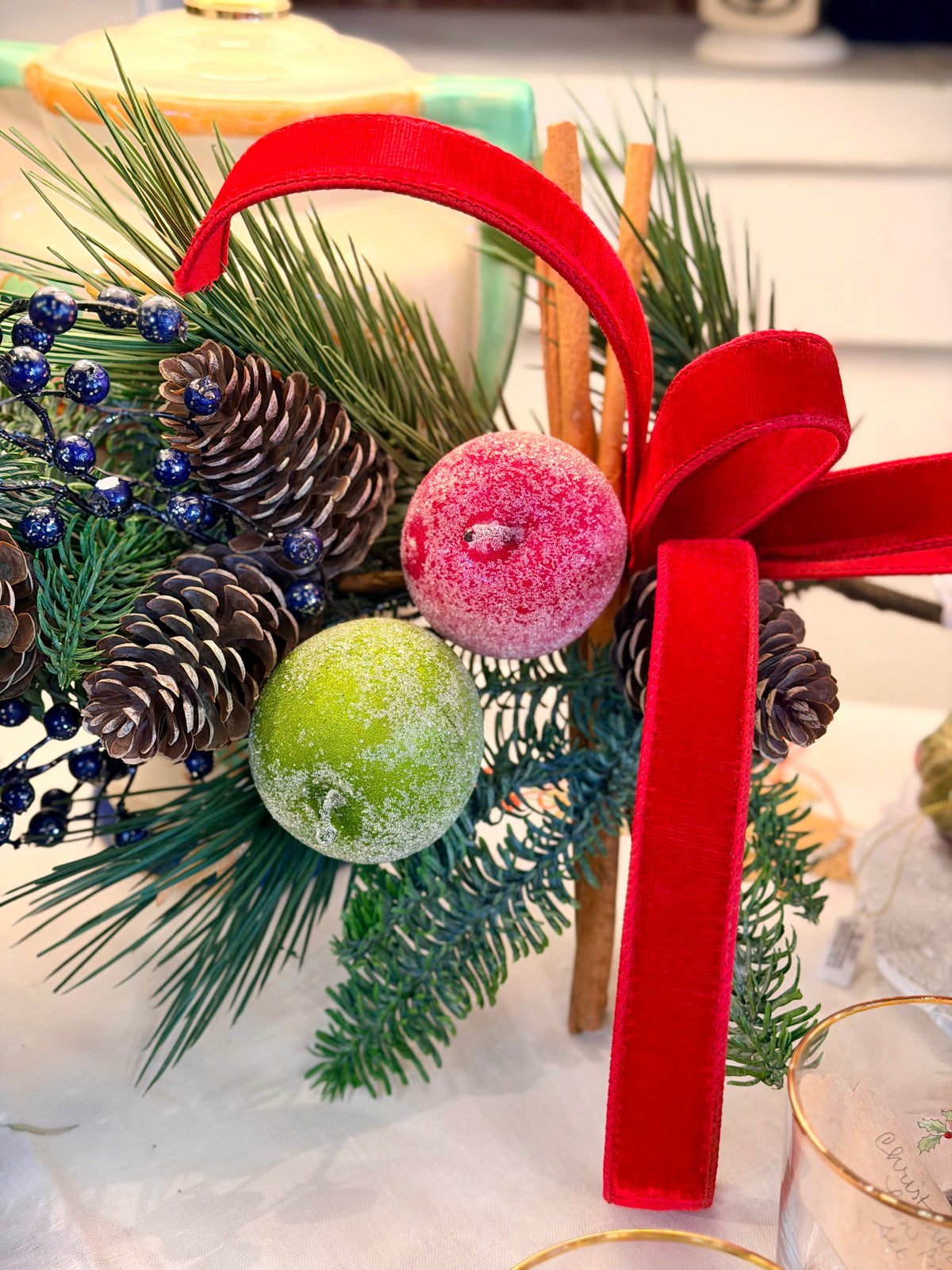 Cinnamon Stick & Fruit Pine Garland