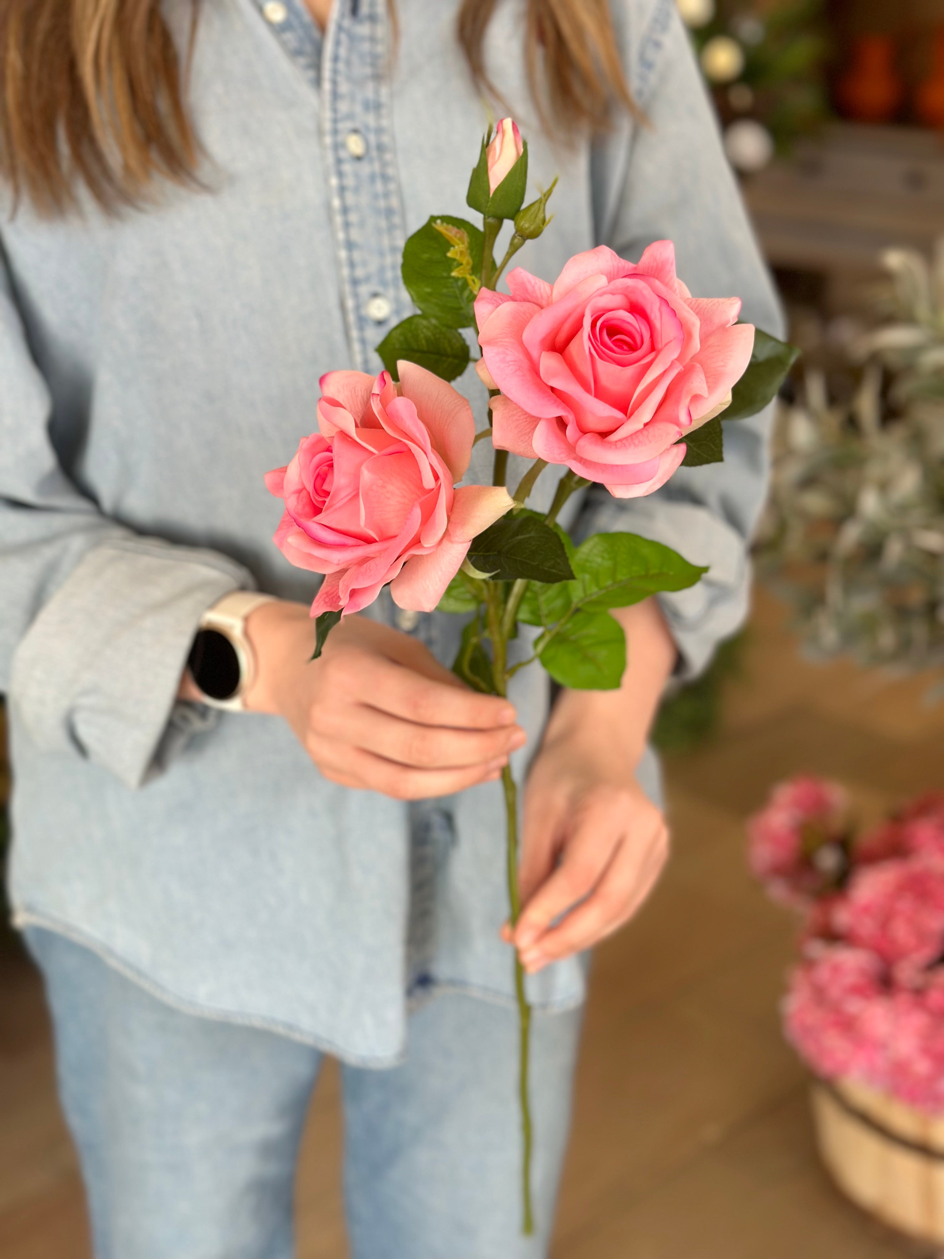 REAL TOUCH ROSE 26" -PINK