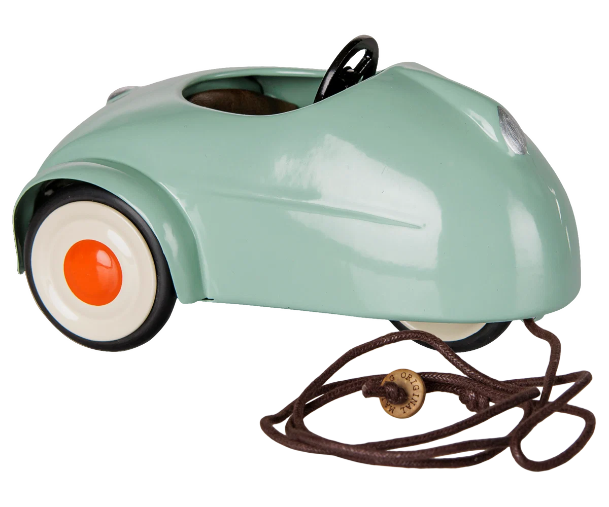 Maileg - Car, Mouse - Light Mint