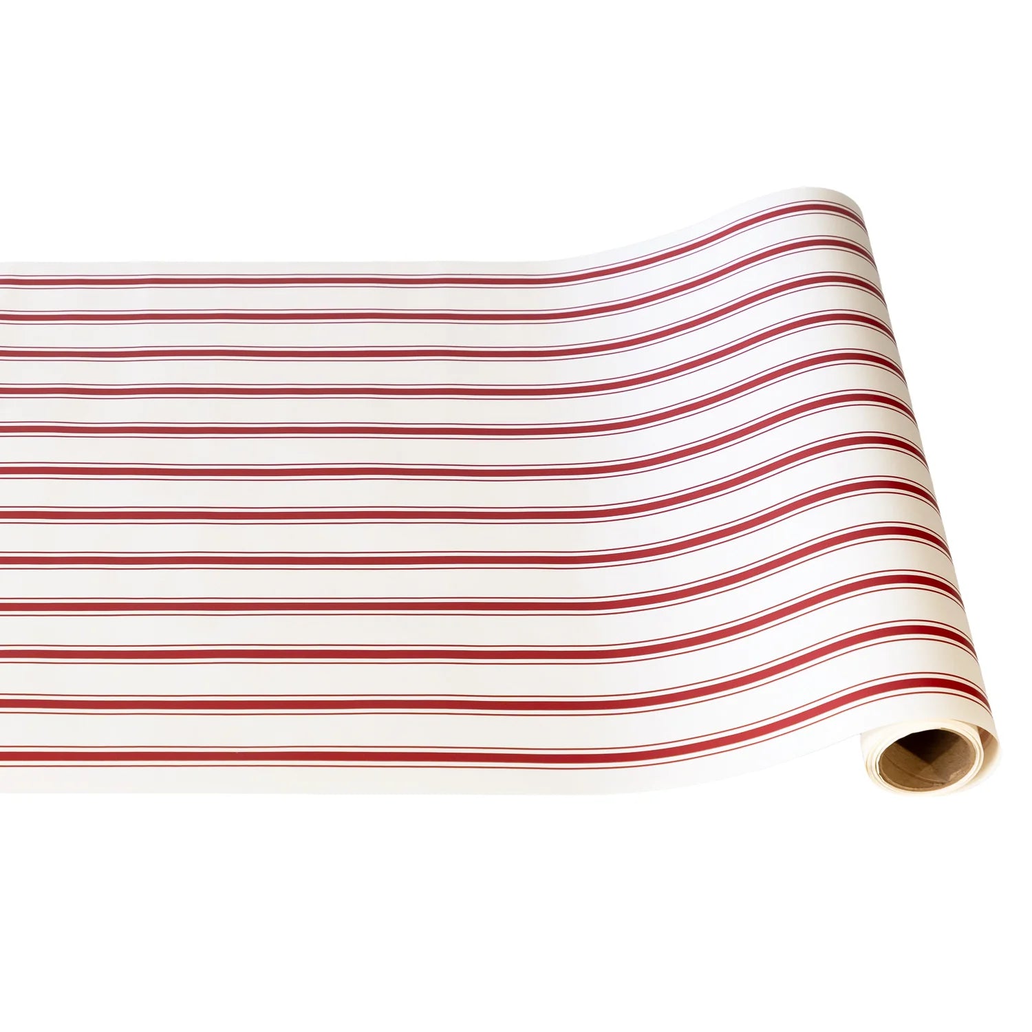 Hester & Cook Red Linen Stripe Runner