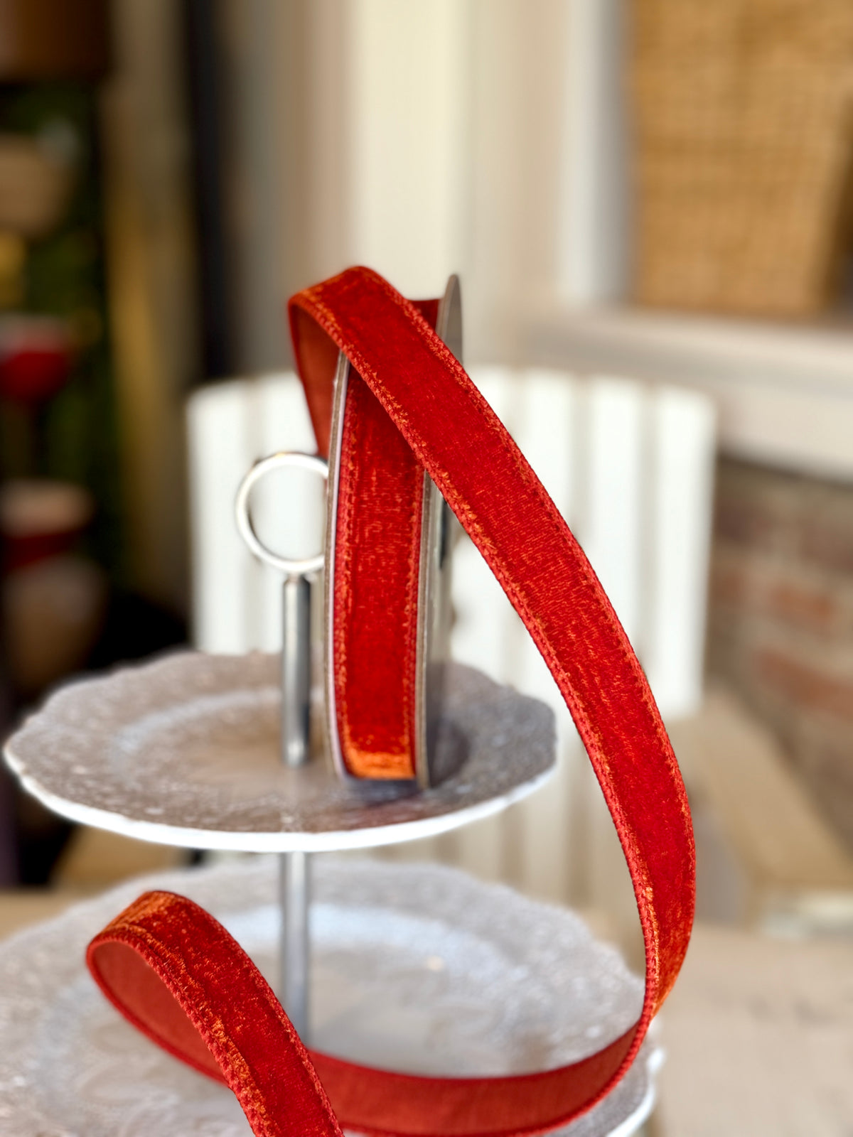 1” Velvet, Cinnamon, SOLD BY THE YARD