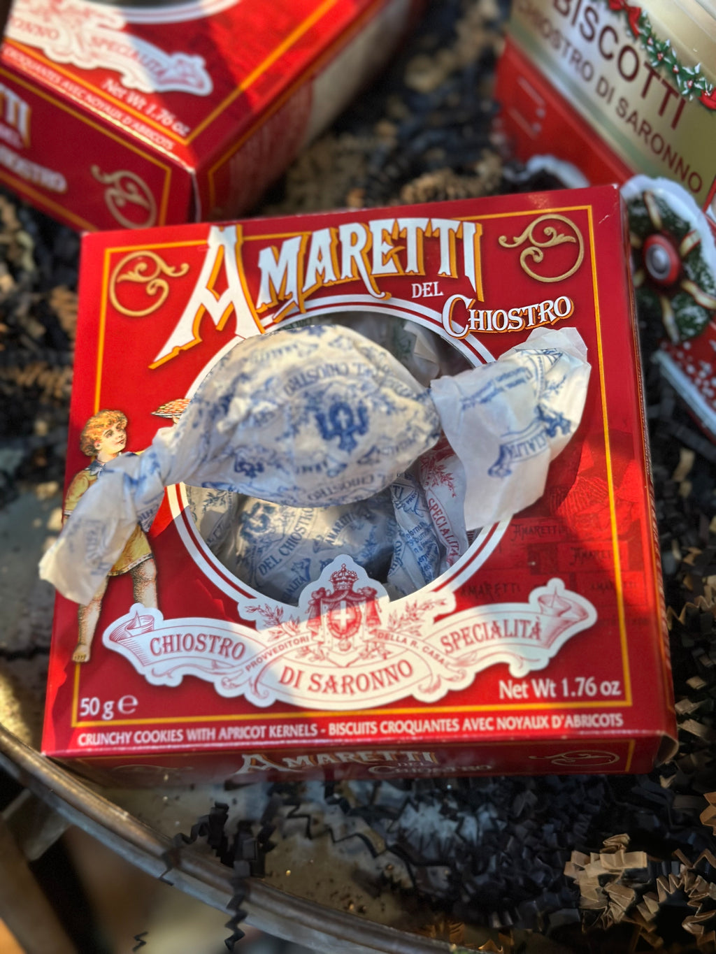 Amaretti Del Chiostrol- Biscotti Cookie with Apricot Kernels