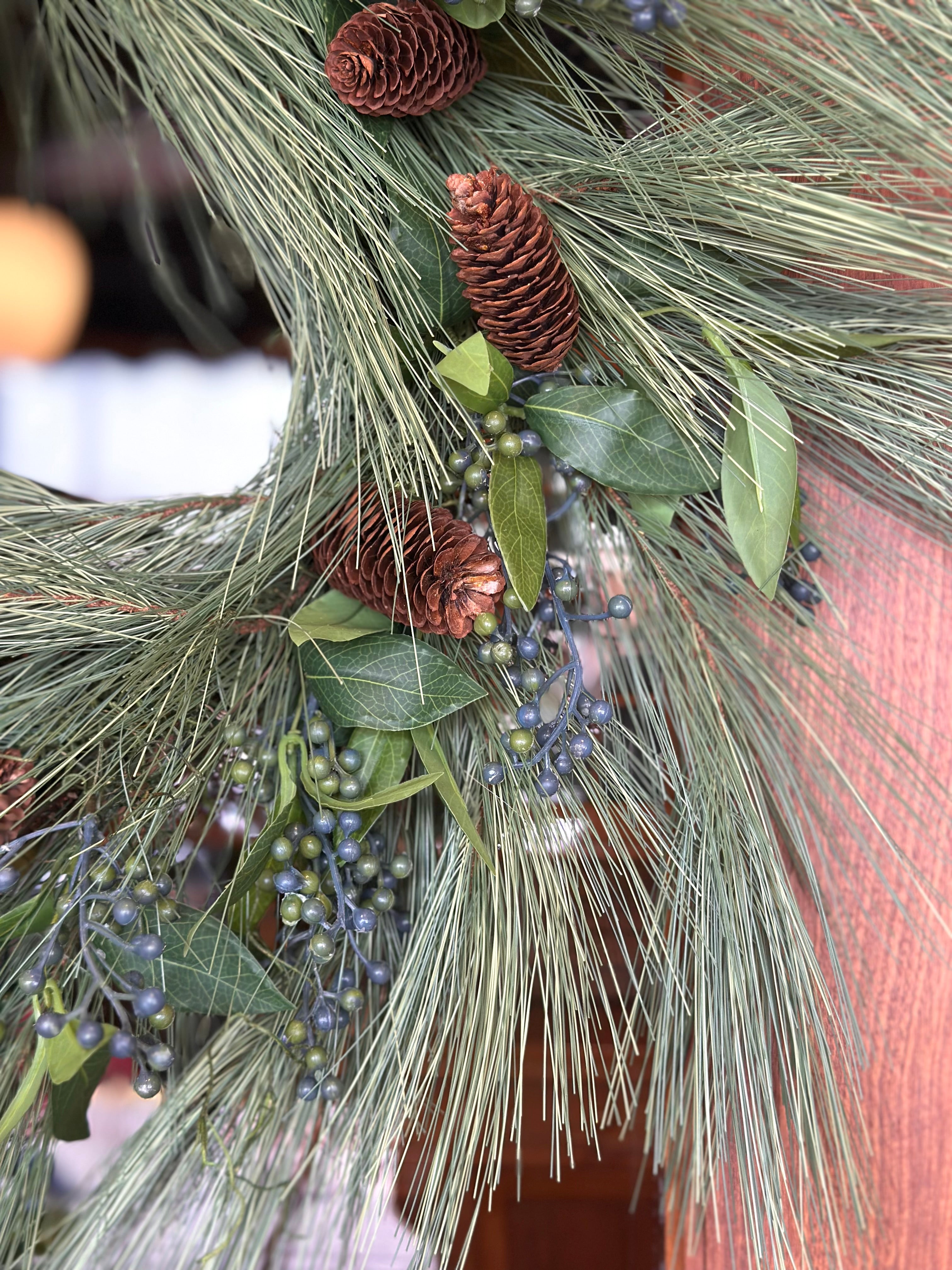 Seed Berry & Pine Wreath