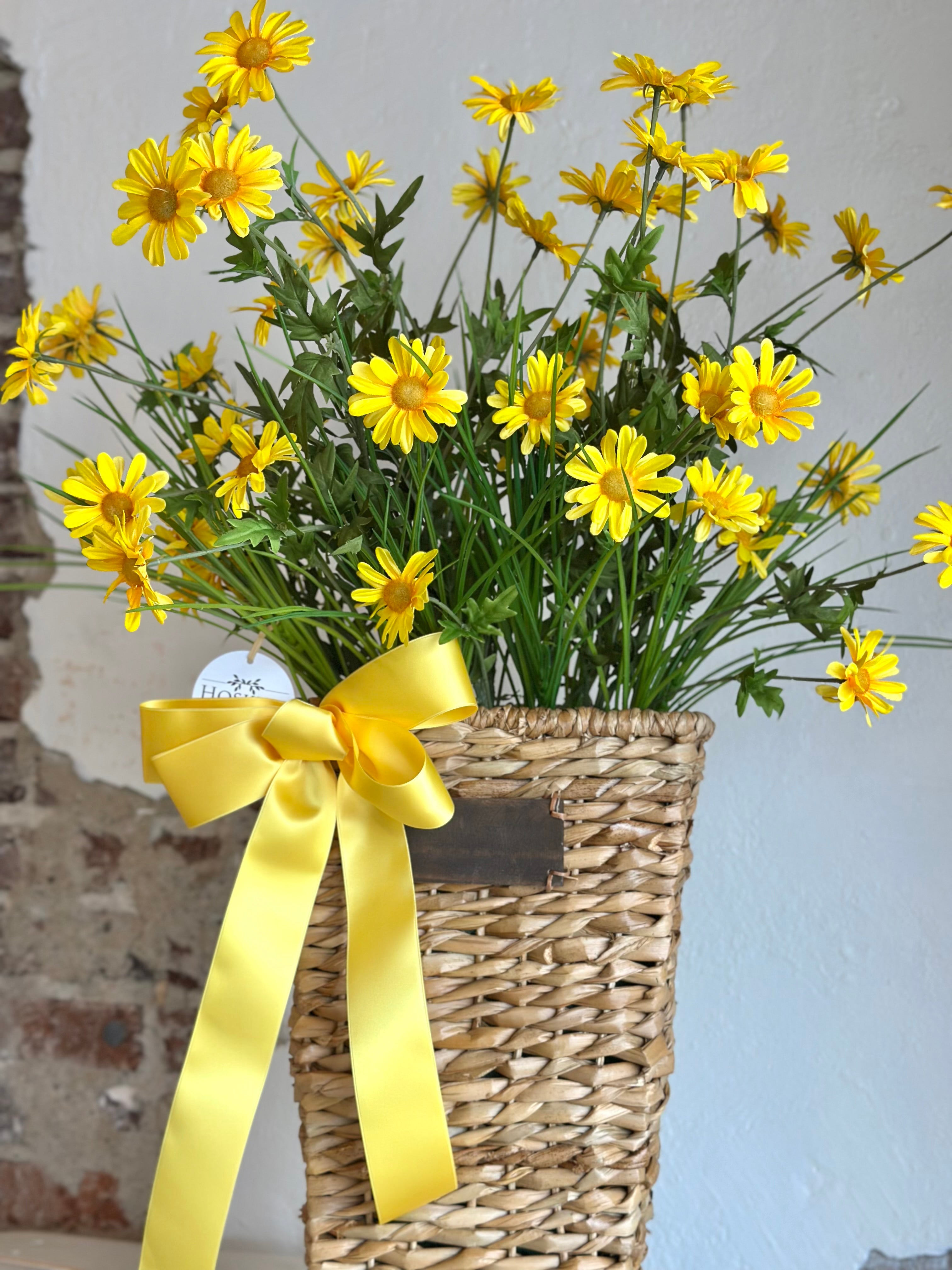 Daisy Wall Basket