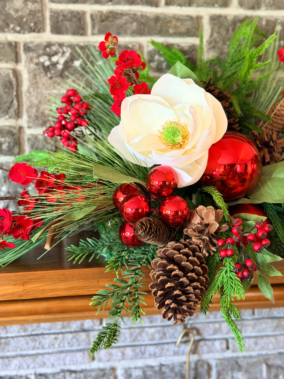 Holiday Blossoms Centerpiece