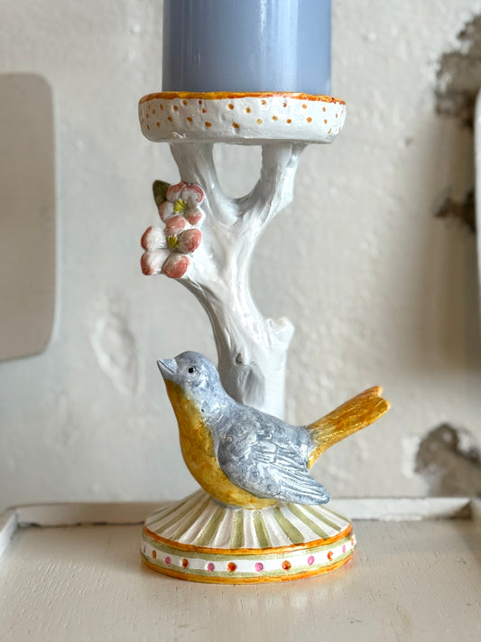 10.5" Bird on Candle Holders (SIZE OPTIONS)