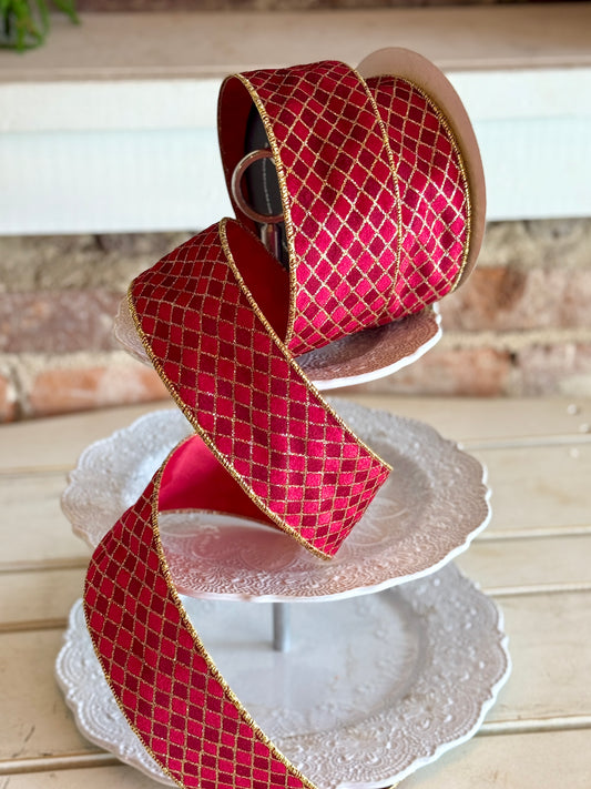 2.5" COURT JESTER- RED RIBBON