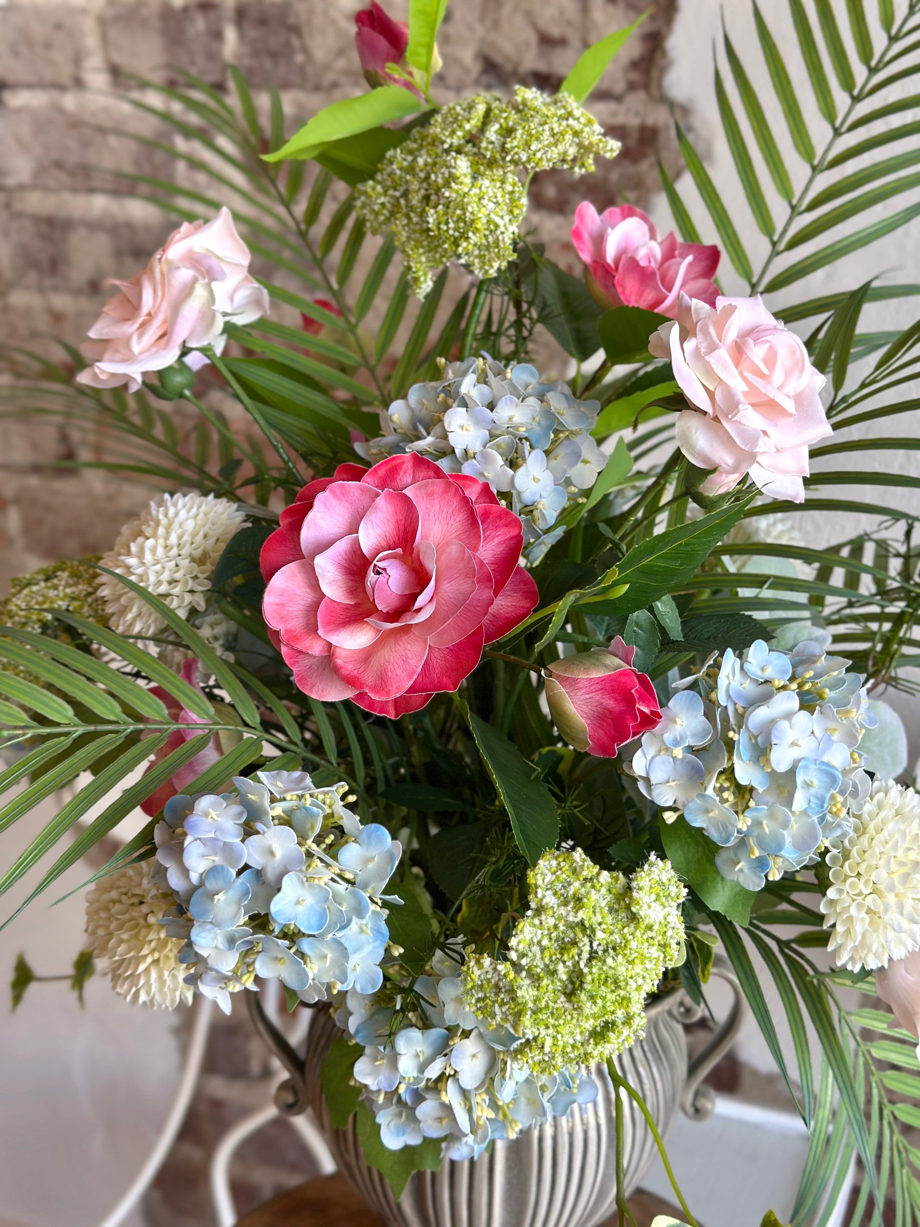 Scabiosa Dill & Camellia Arrangement