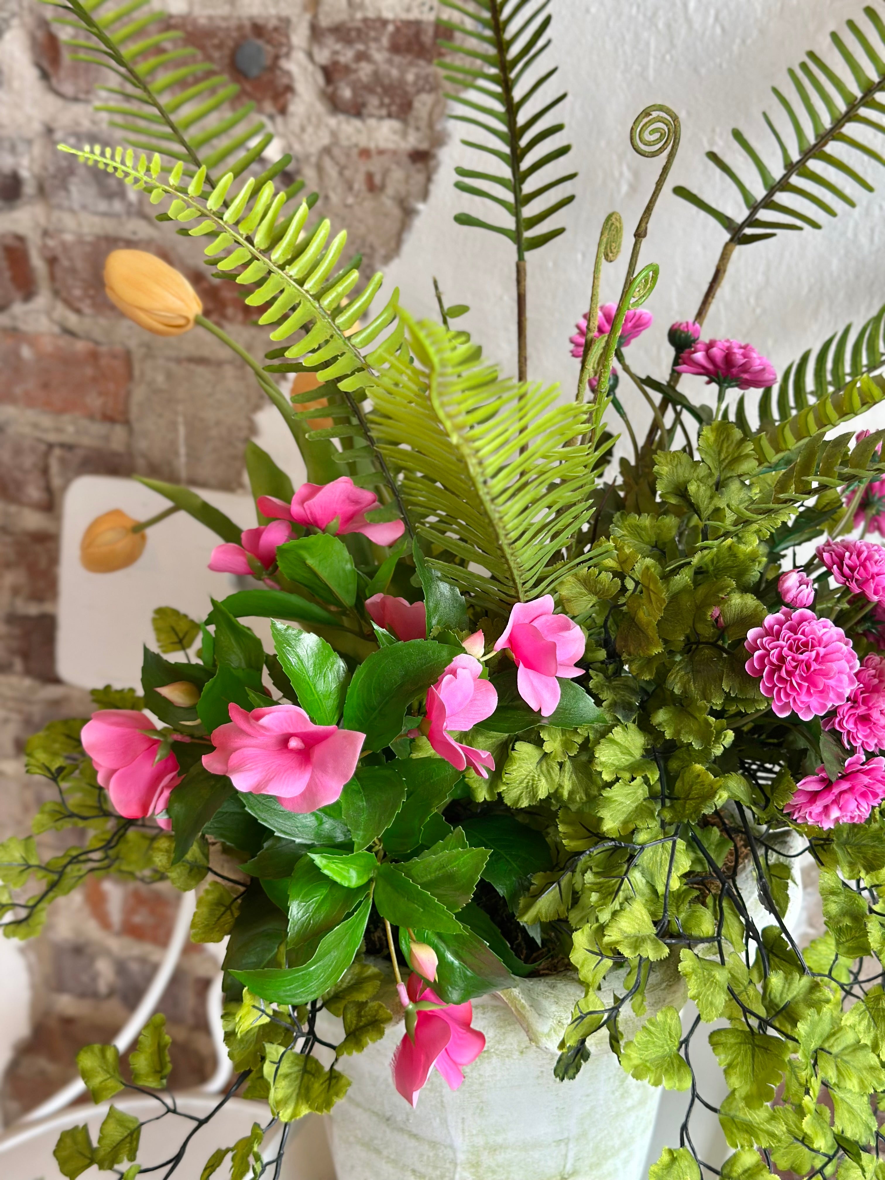 Spring Florals and Fern Mix