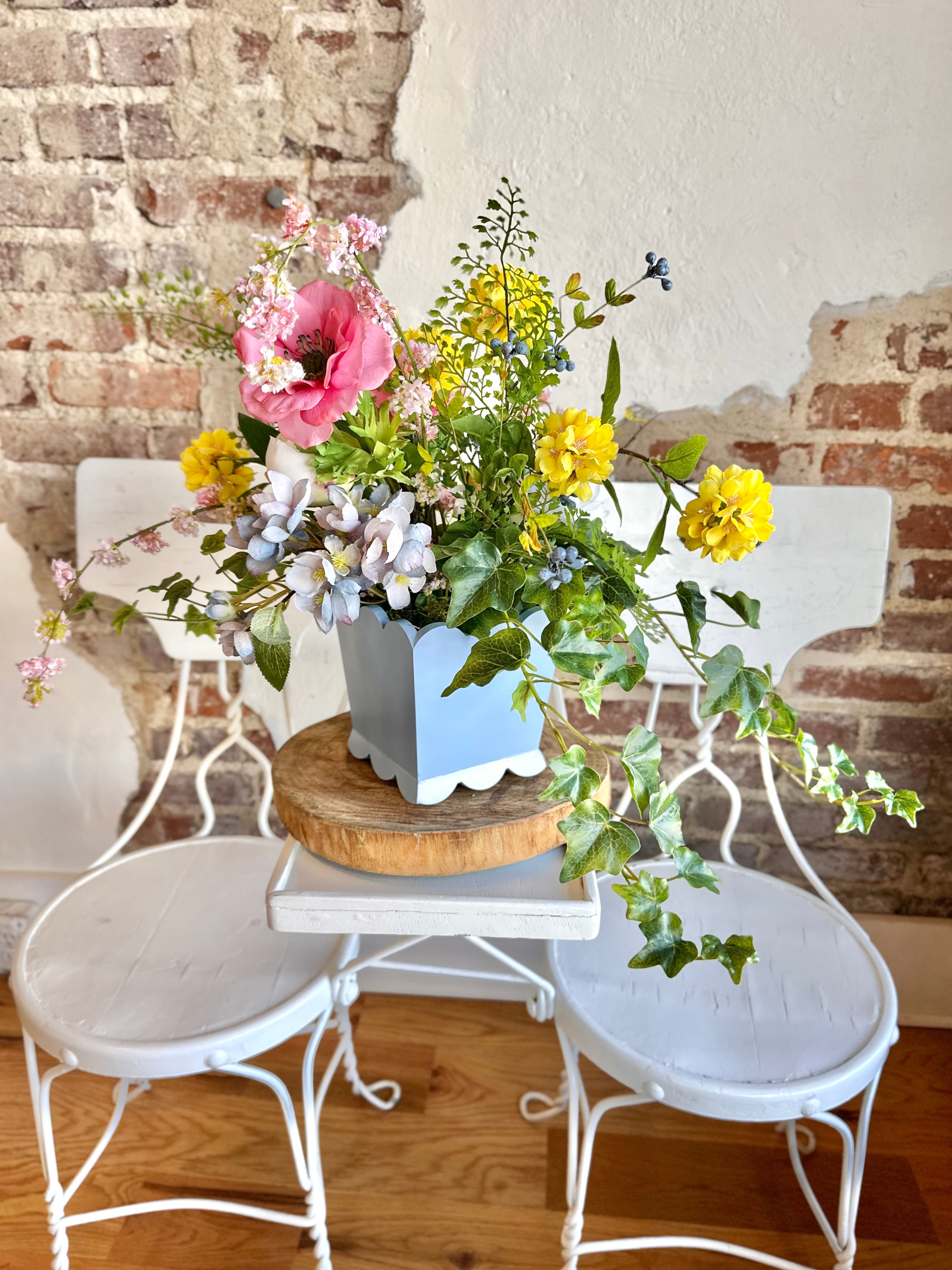 Peony & Kerria Arrangement