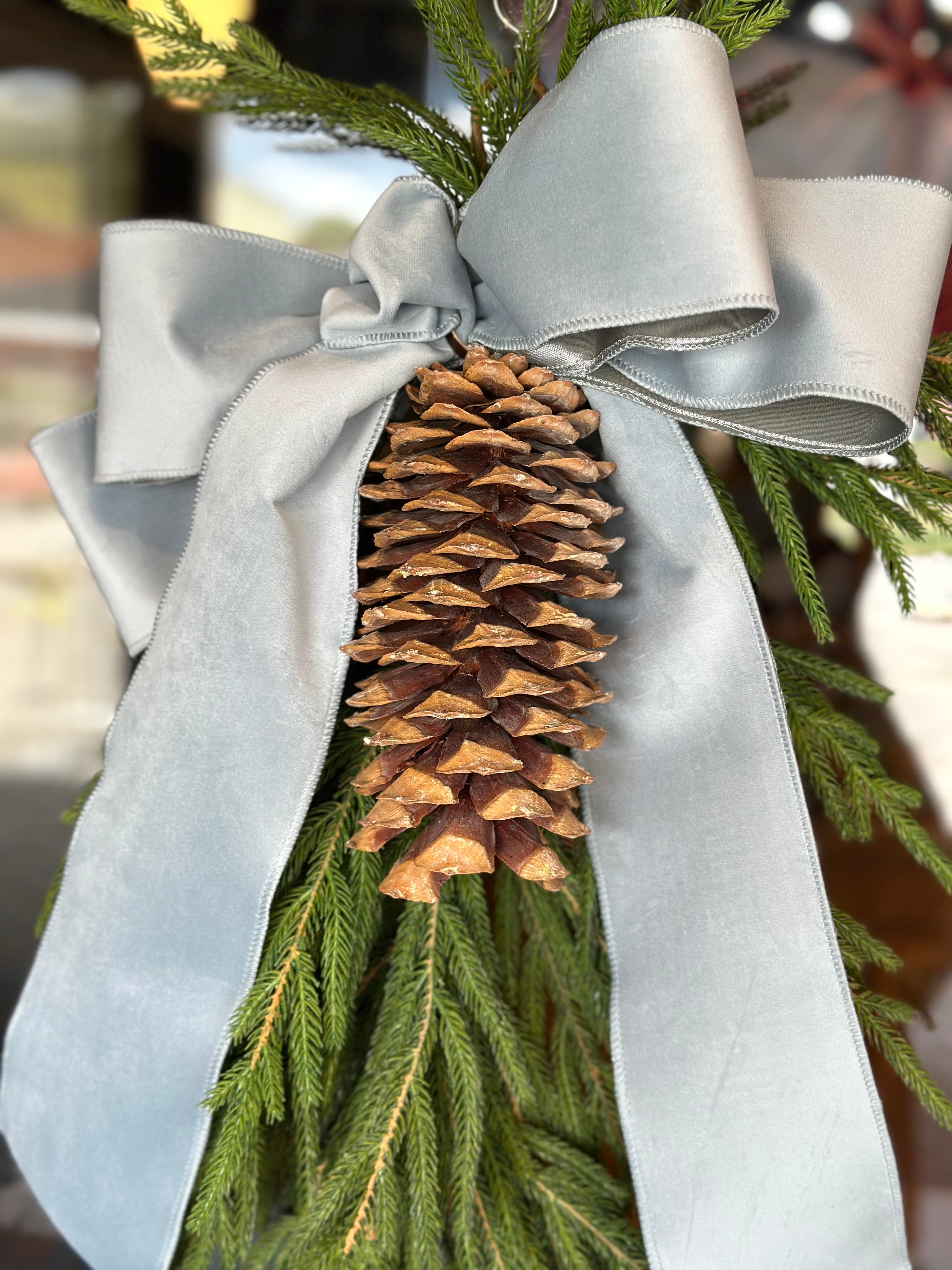 Austrian Pine Teardrop with Floppy Bow (COLOR OPTIONS)