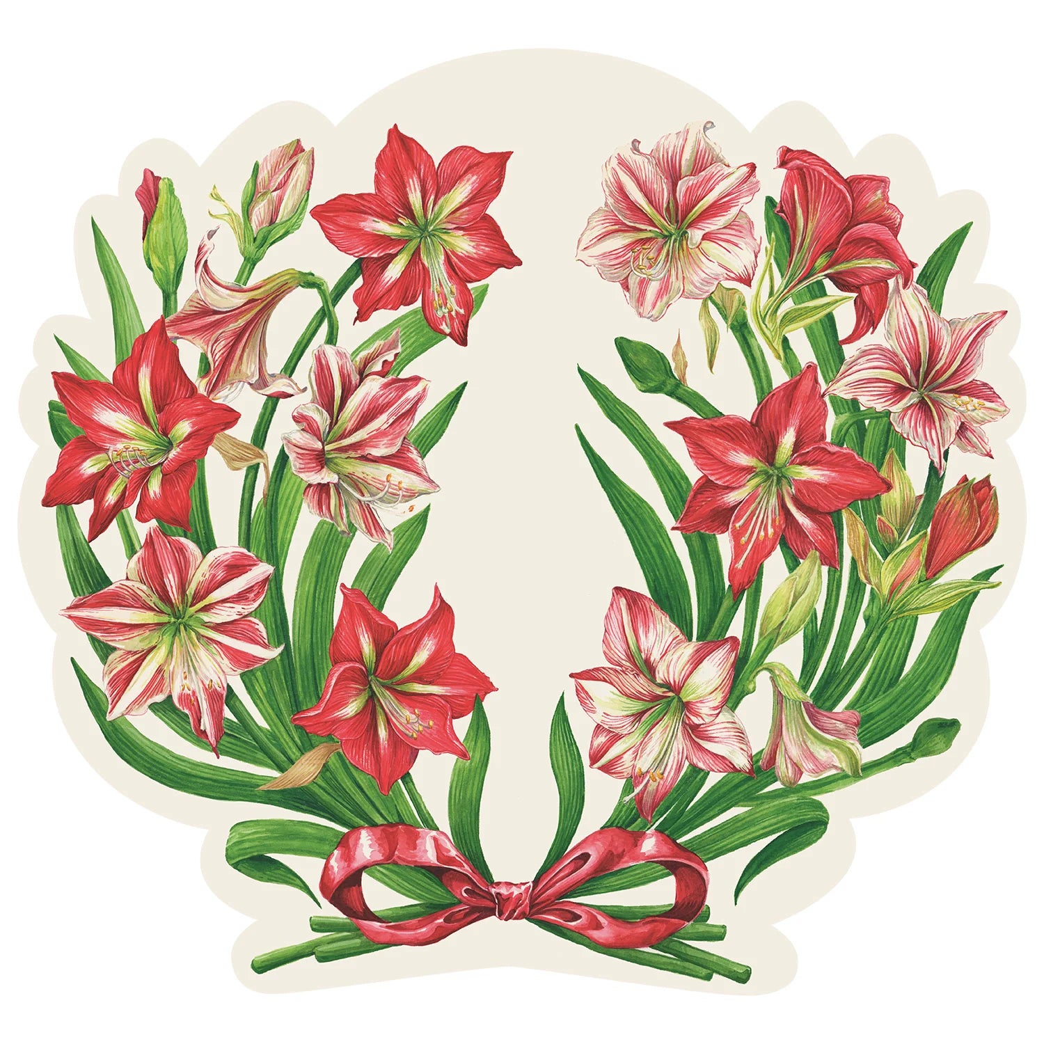 Hester & Cook Die-cut “Amaryllis” Placemat