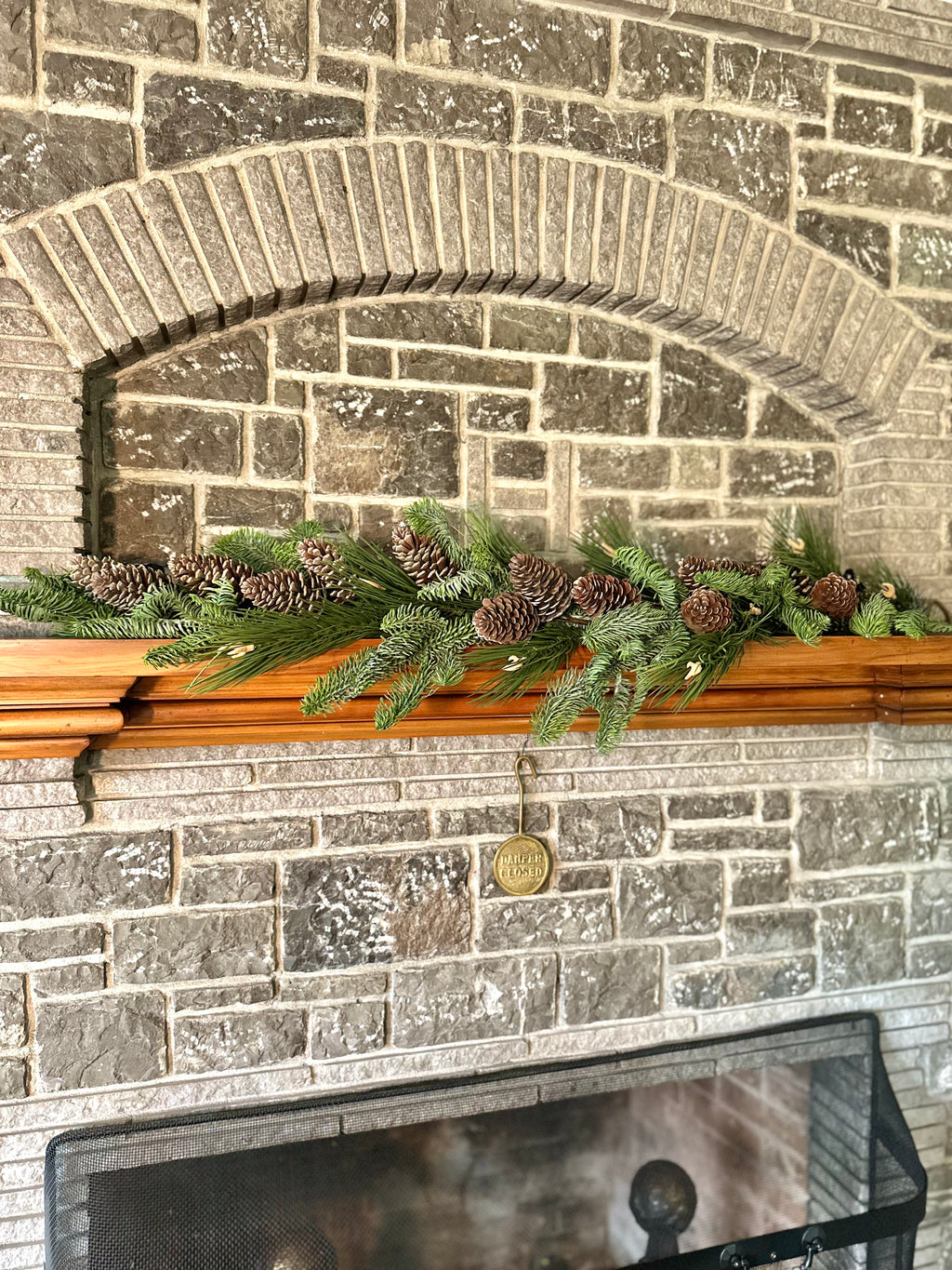 48" UV NORTHERN ROCKIES PINECONE GARLAND