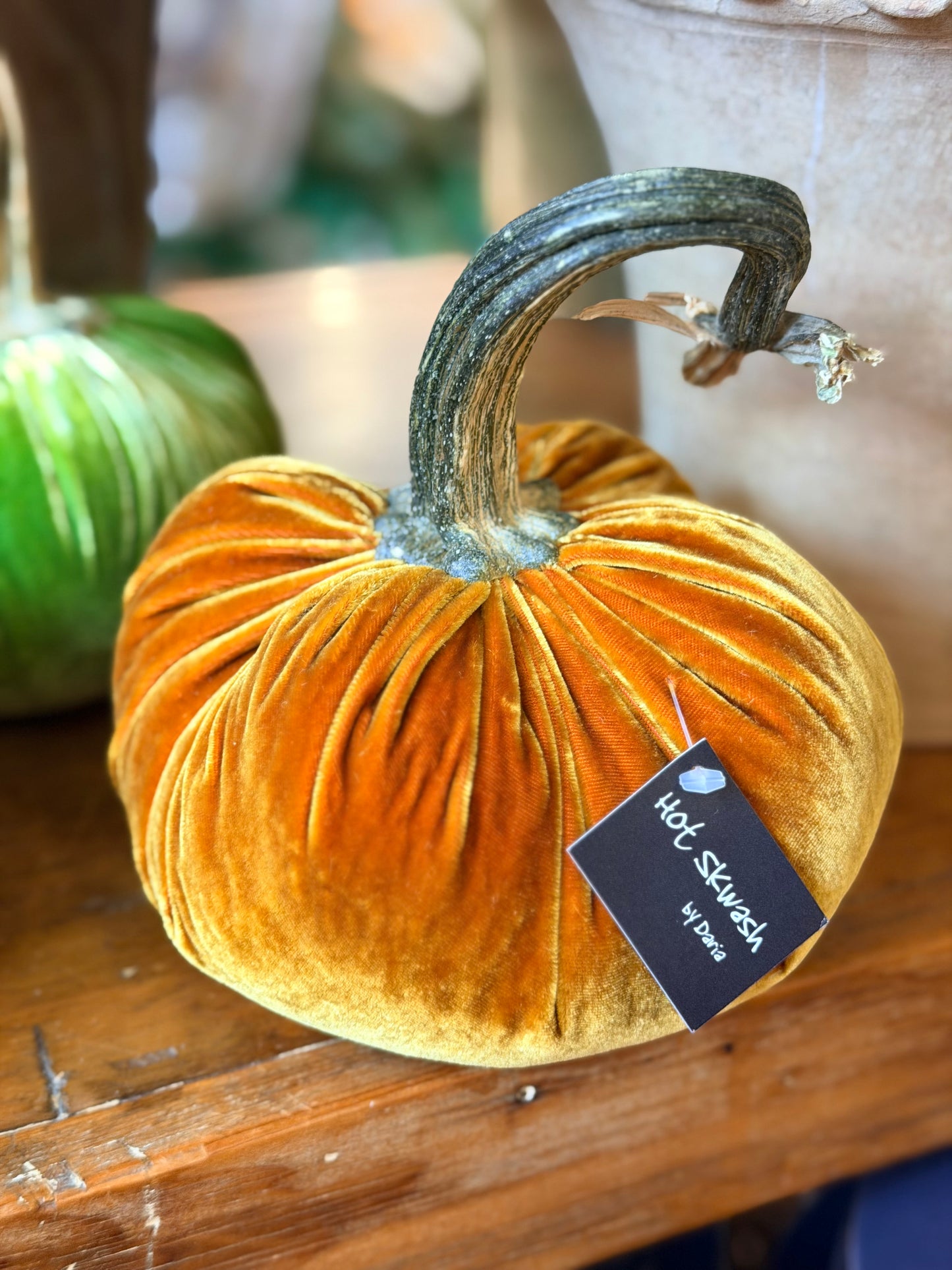 6" Velvet Pumpkin (Silk Options)