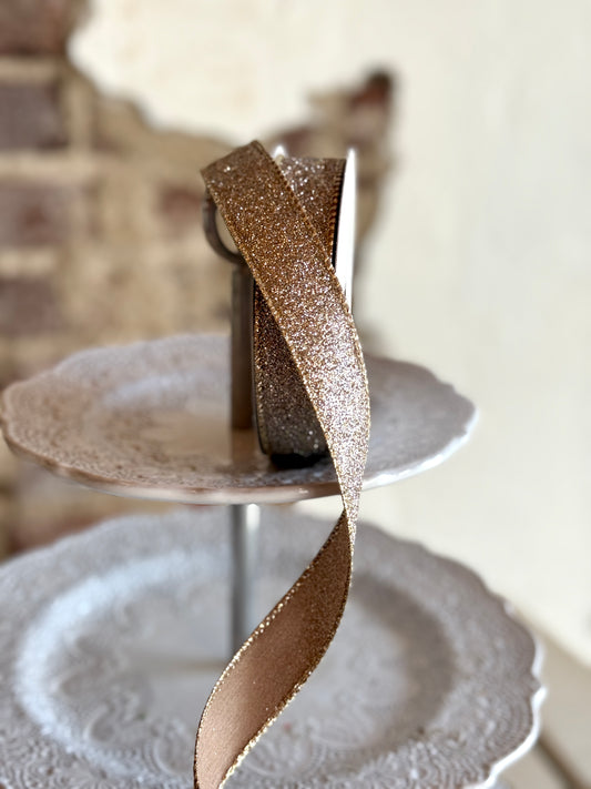 1" SHIMMER GLITTER RIBBON