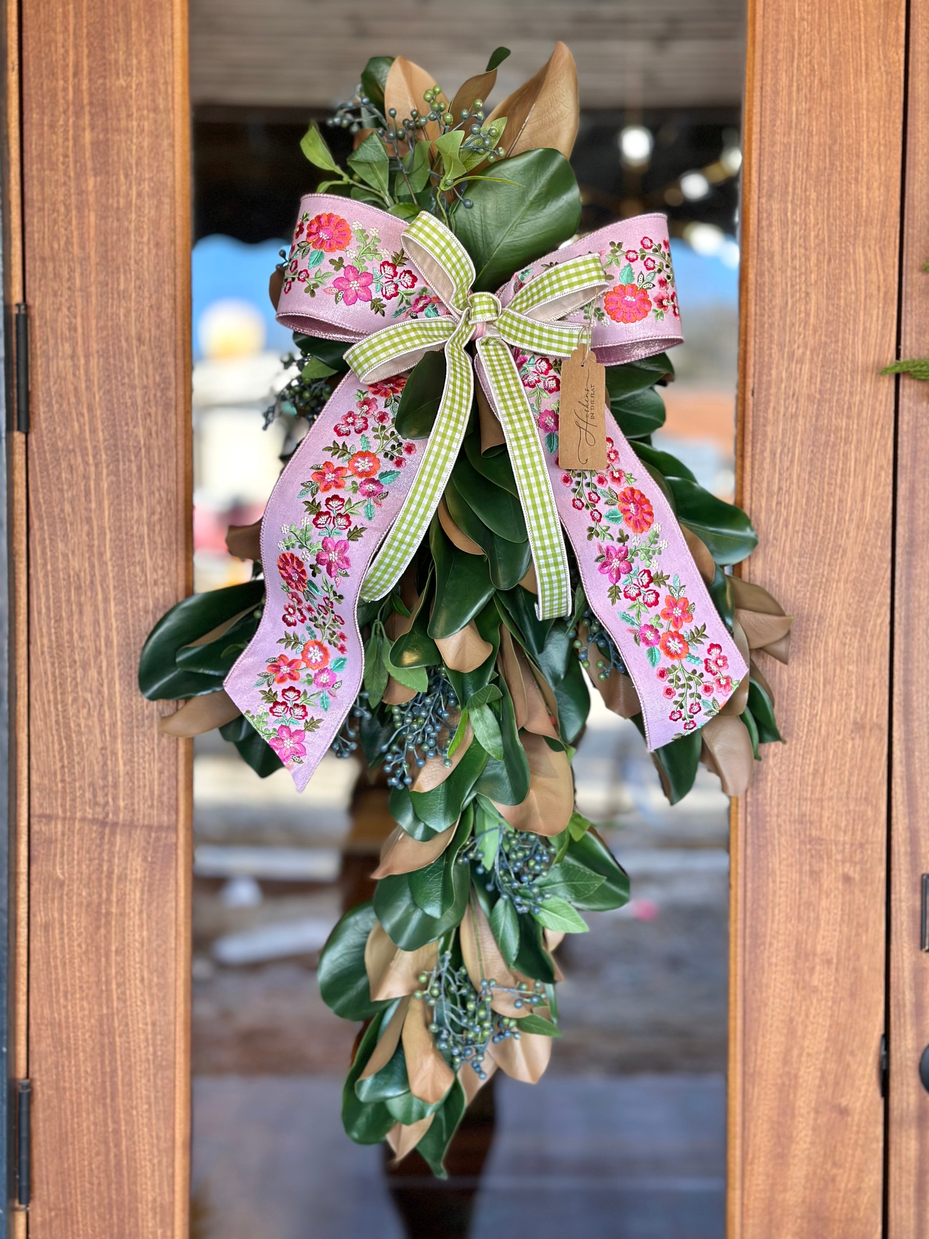 Berries & Magnolia Swag