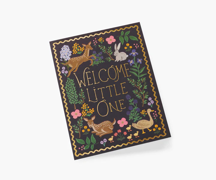 “Woodland Welcome” Baby Card