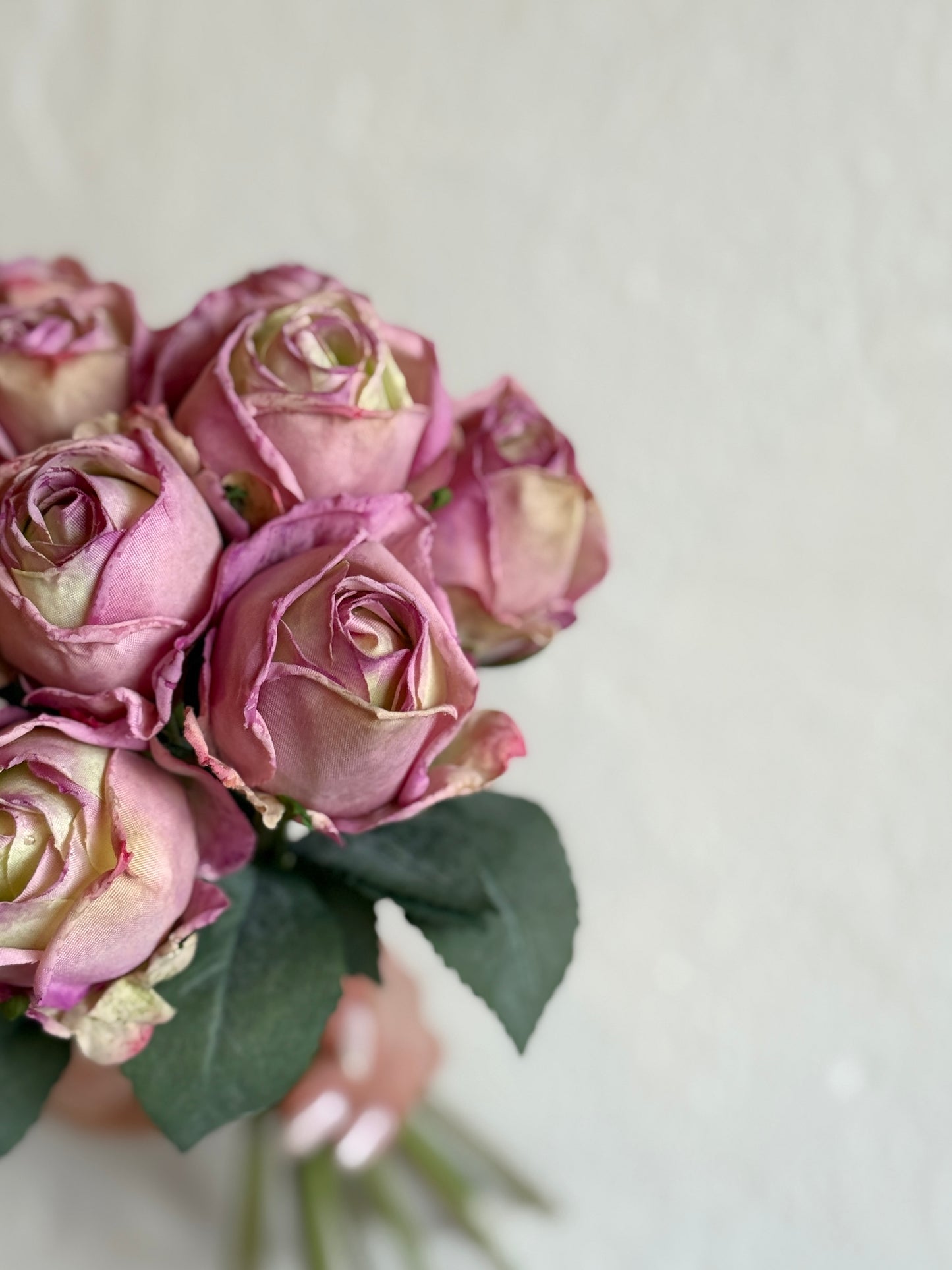 10" "FREEZE-DRY" ROSE BUNCH (COLOR OPTIONS)