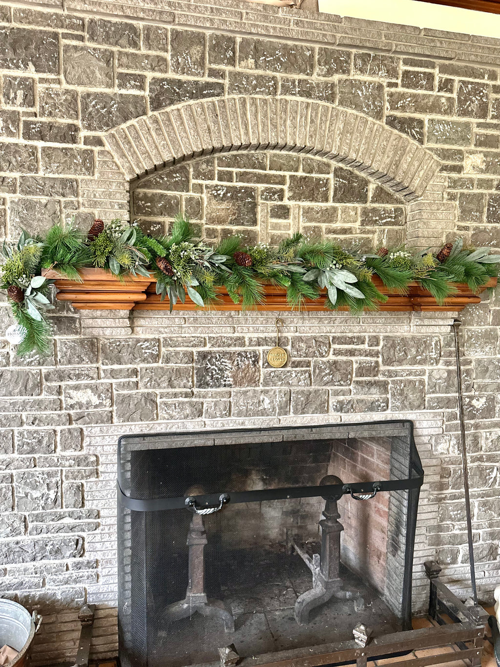 6’ Mixed Pine Cedar Laurel Garland Green