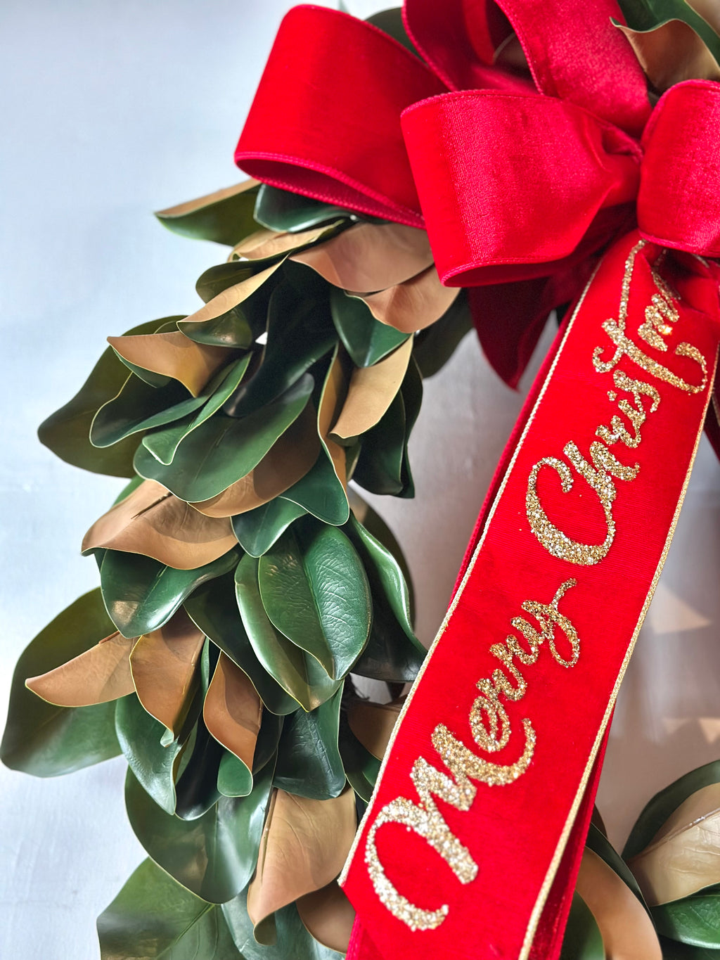 Magnolia "Merry Christmas" Wreath