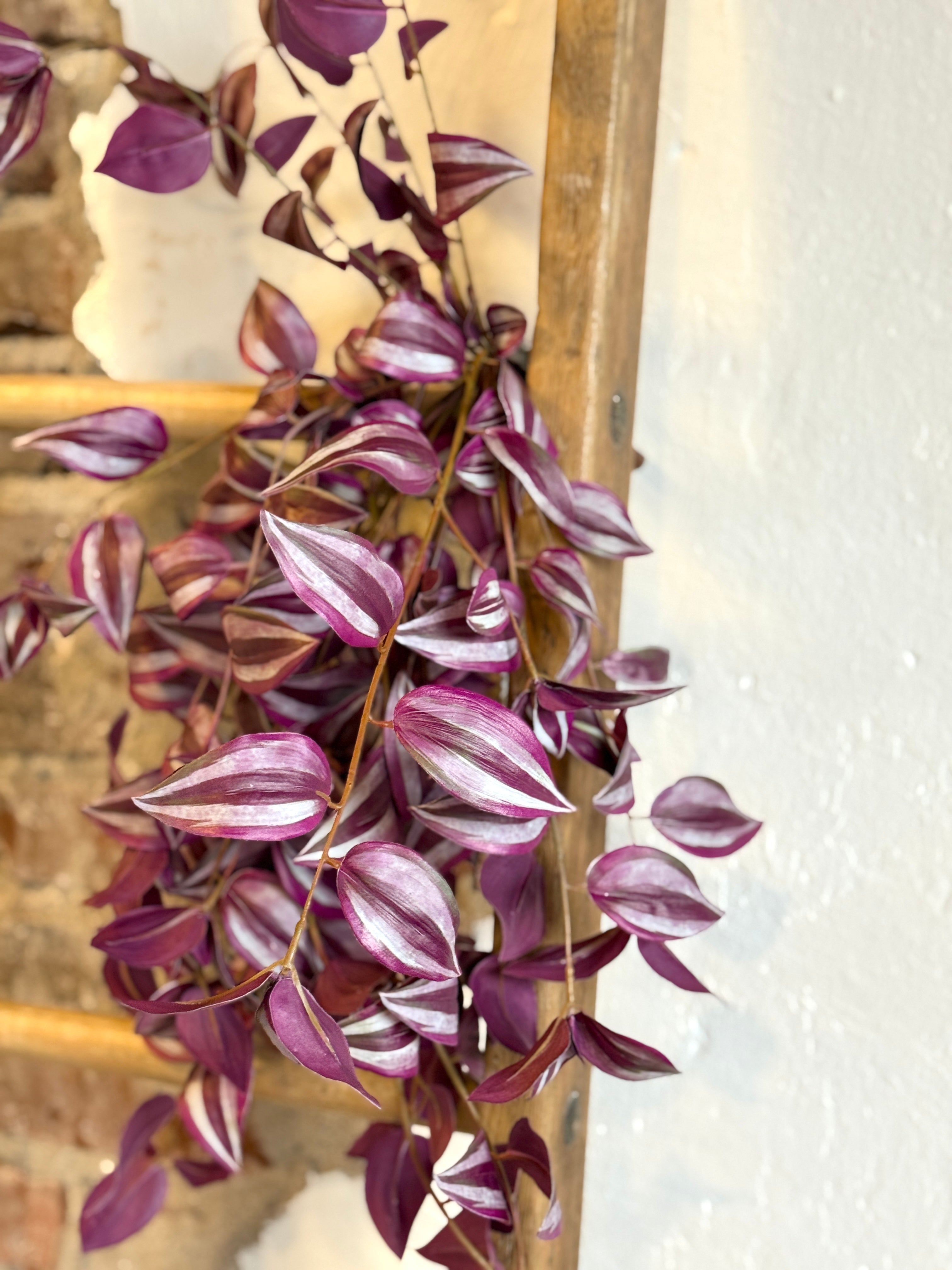 31” UV NATURAL TOUCH HANGING TRADESCANTIA