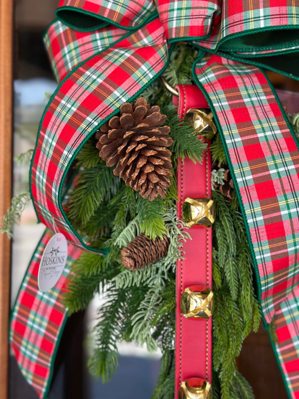 Red Plaid Drop with Belsnickel Strap